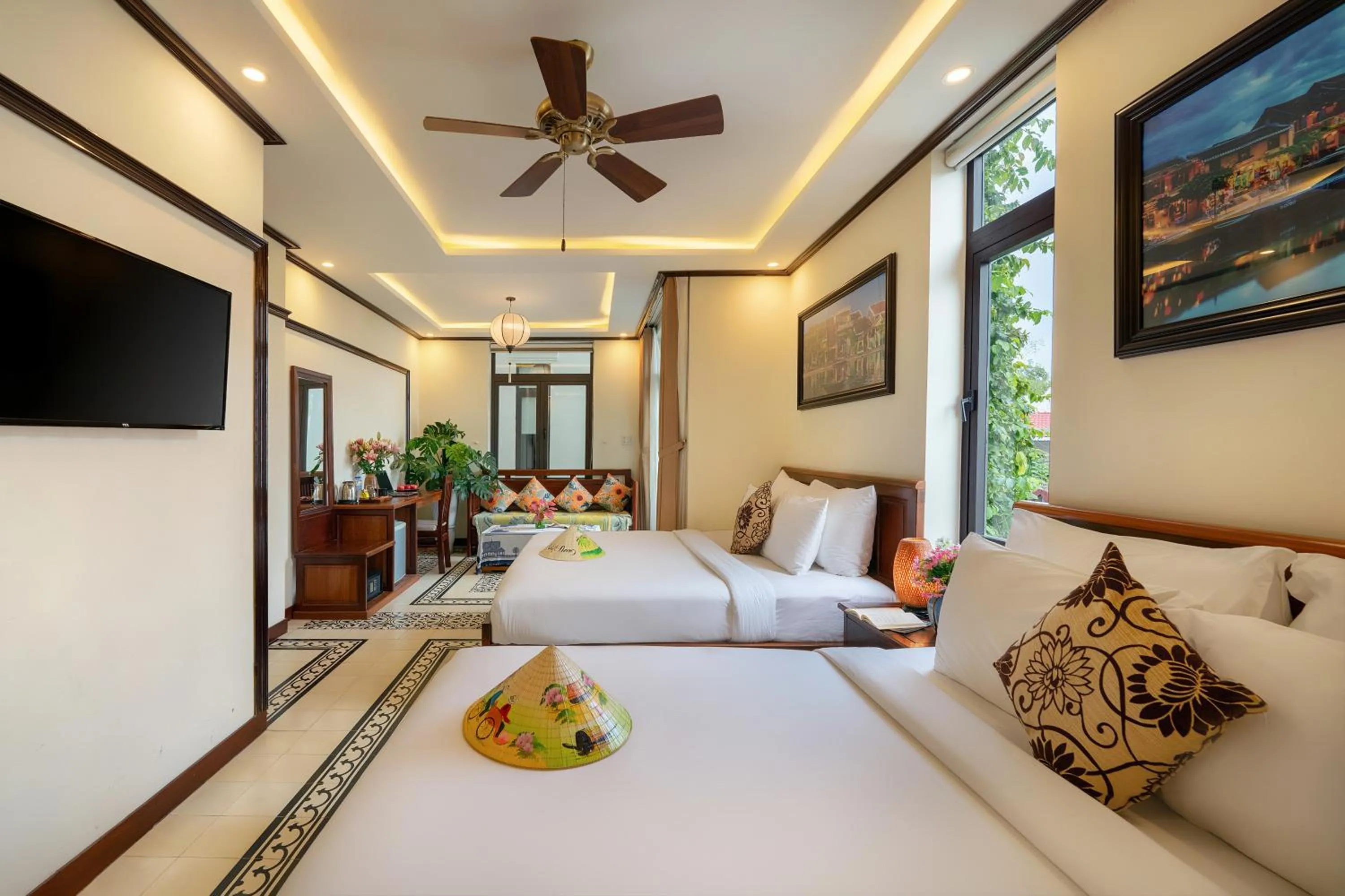 Bed in Hoi An Discovery Villa