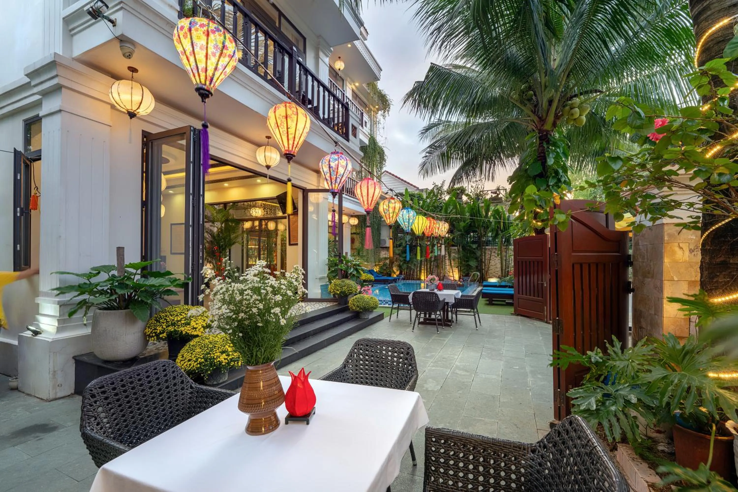 Garden view in Hoi An Discovery Villa