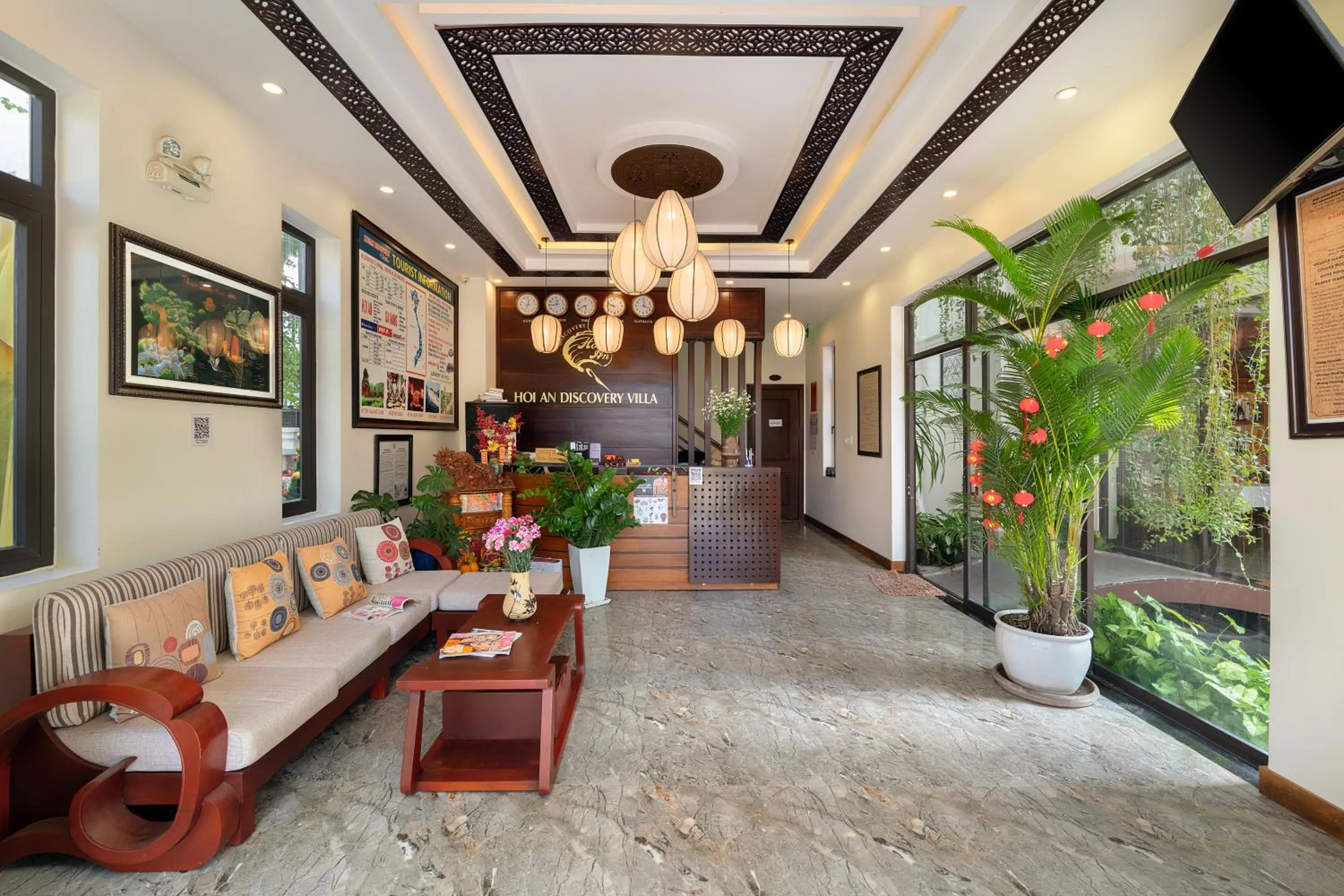 Lobby or reception in Hoi An Discovery Villa