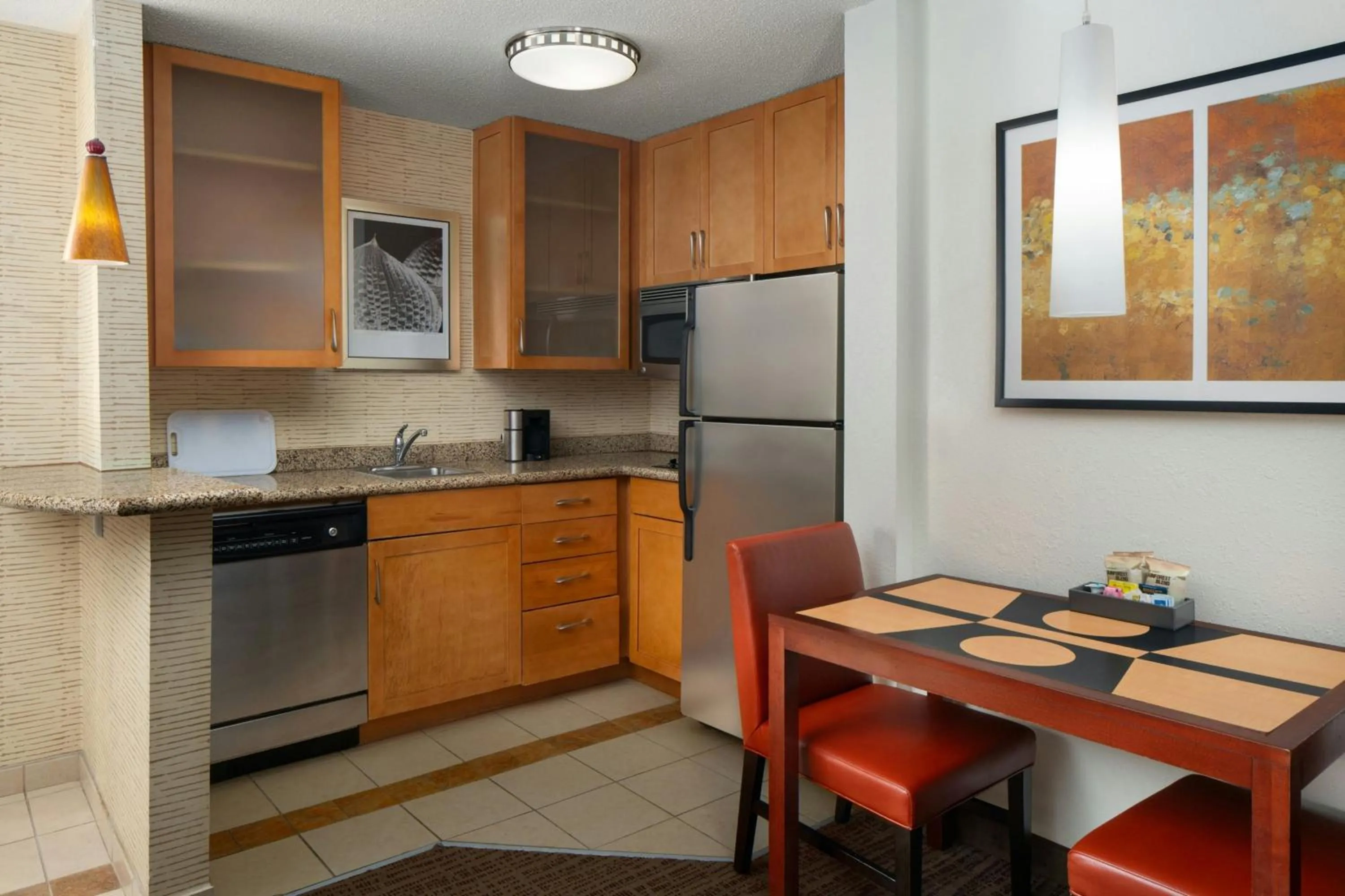 Kitchen or kitchenette in Residence Inn Florence