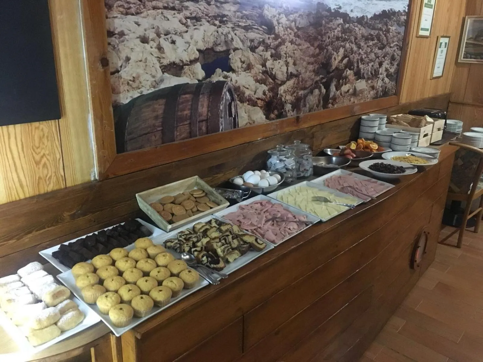 Continental breakfast in Buccaneers Boutique Guest House