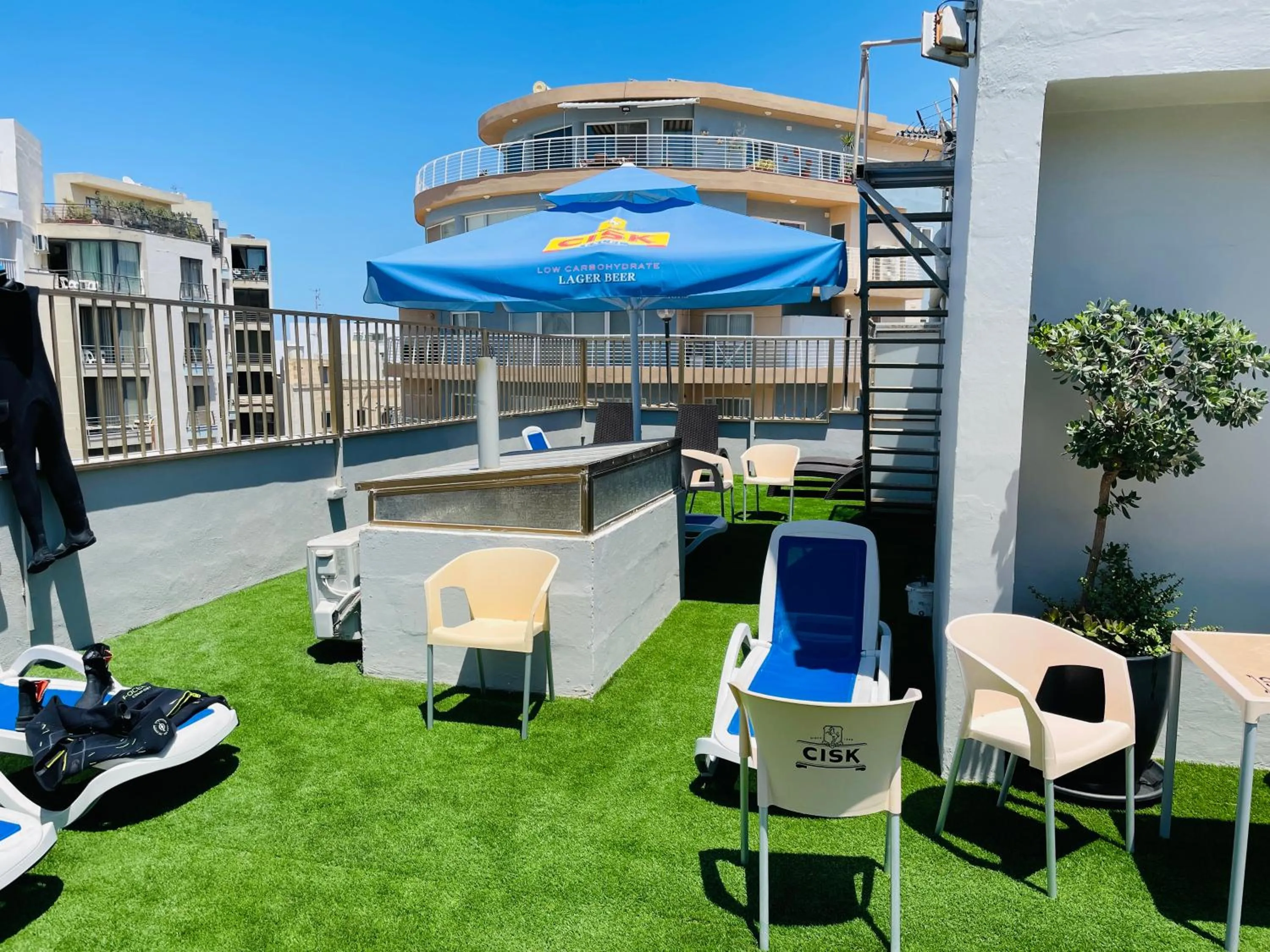 Swimming pool in Buccaneers Boutique Guest House