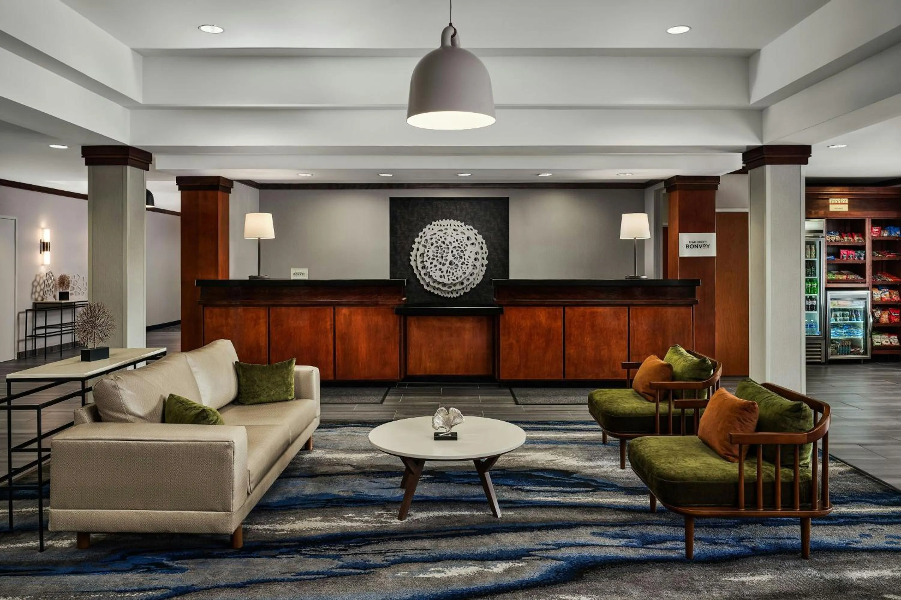 Lobby or reception in Fairfield Inn & Suites by Marriott Gillette