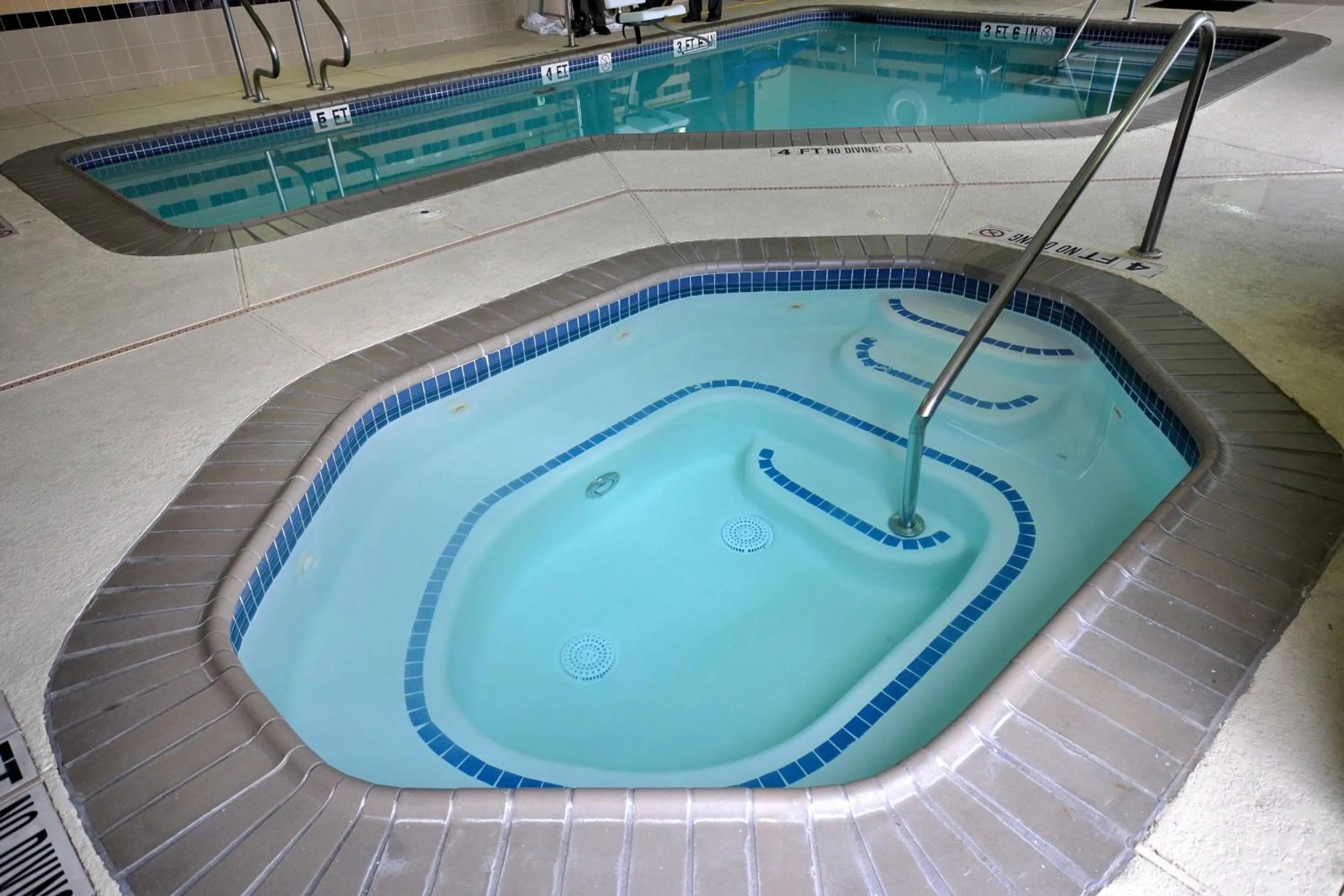 Swimming pool in SpringHill Suites Galveston Island