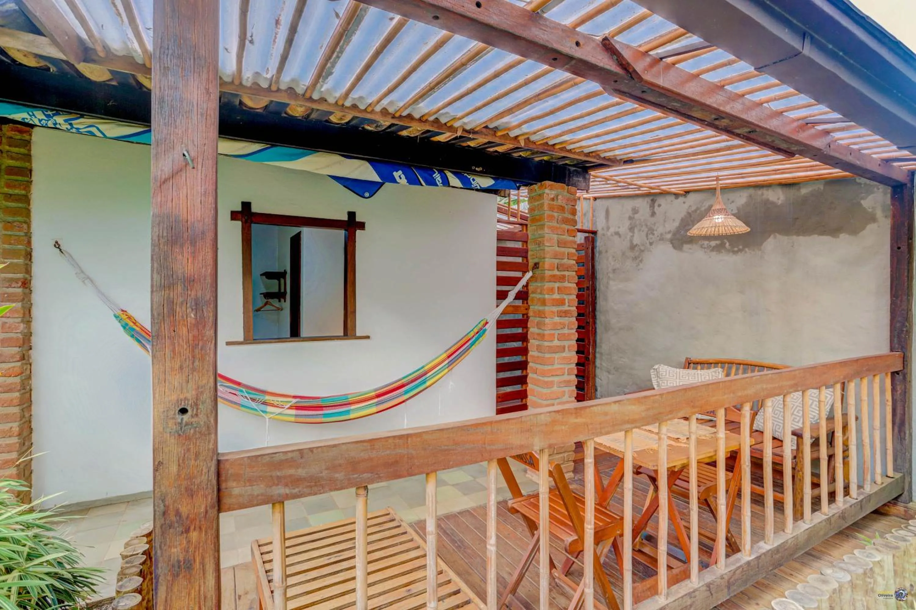 Patio in Pousada Piratas