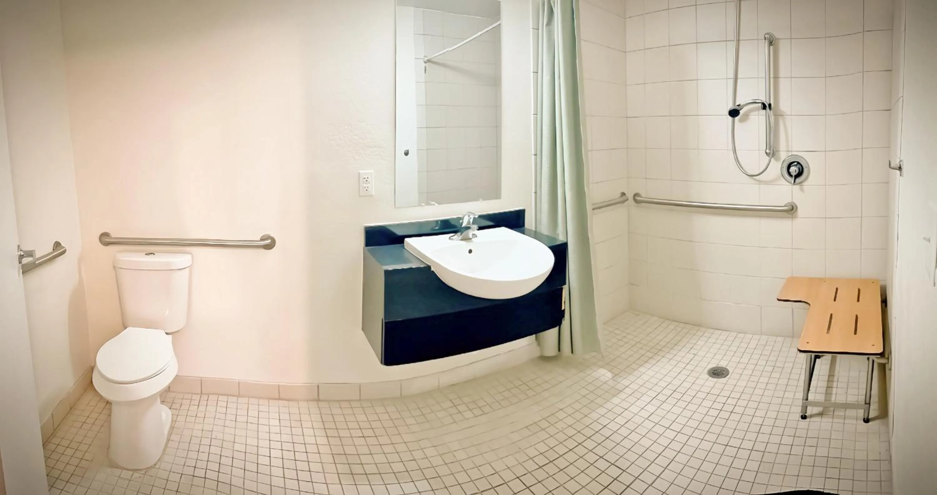 Shower in Studio City Suites, a Travelodge by Wyndham