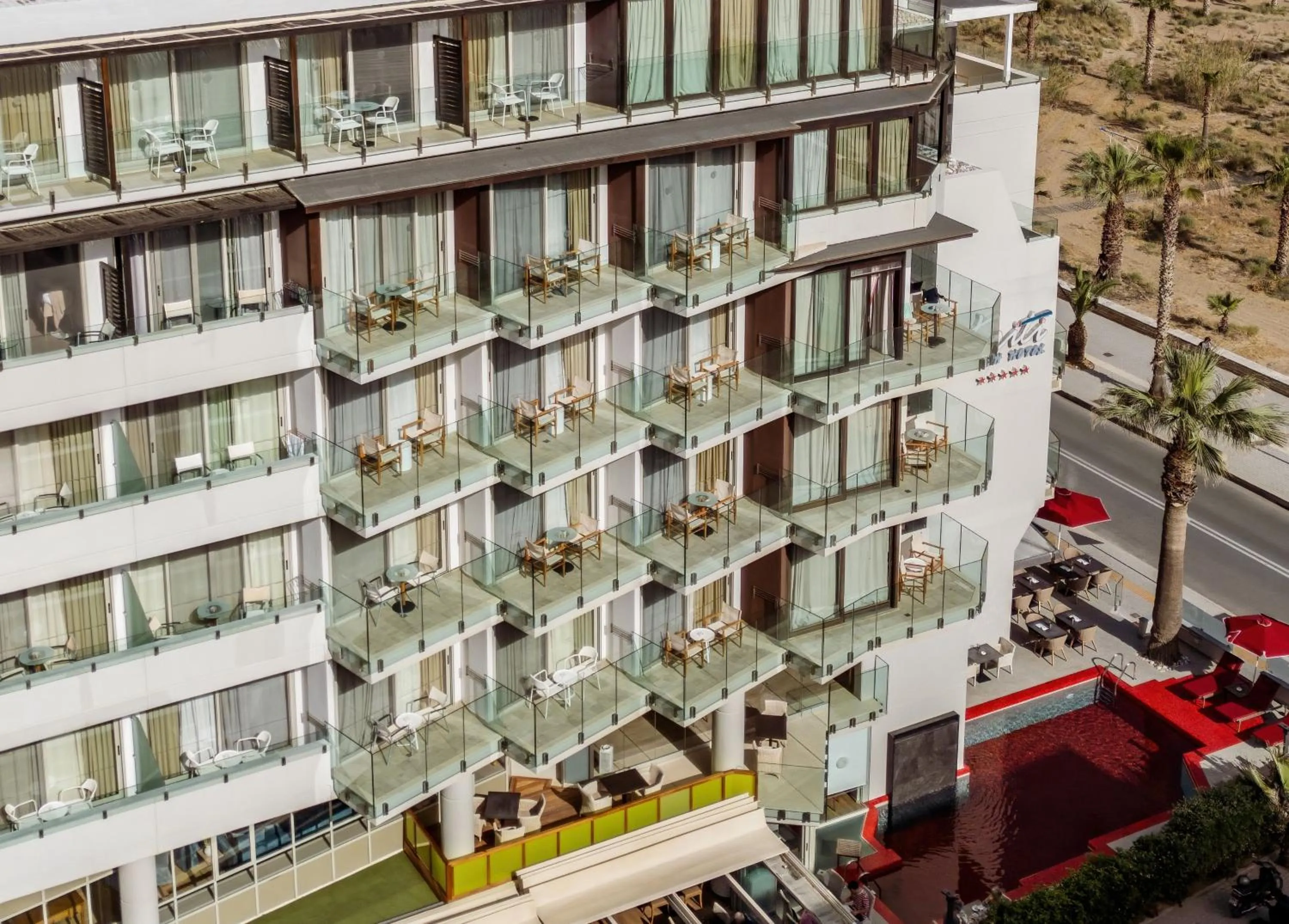 Property building in Kriti Beach Hotel