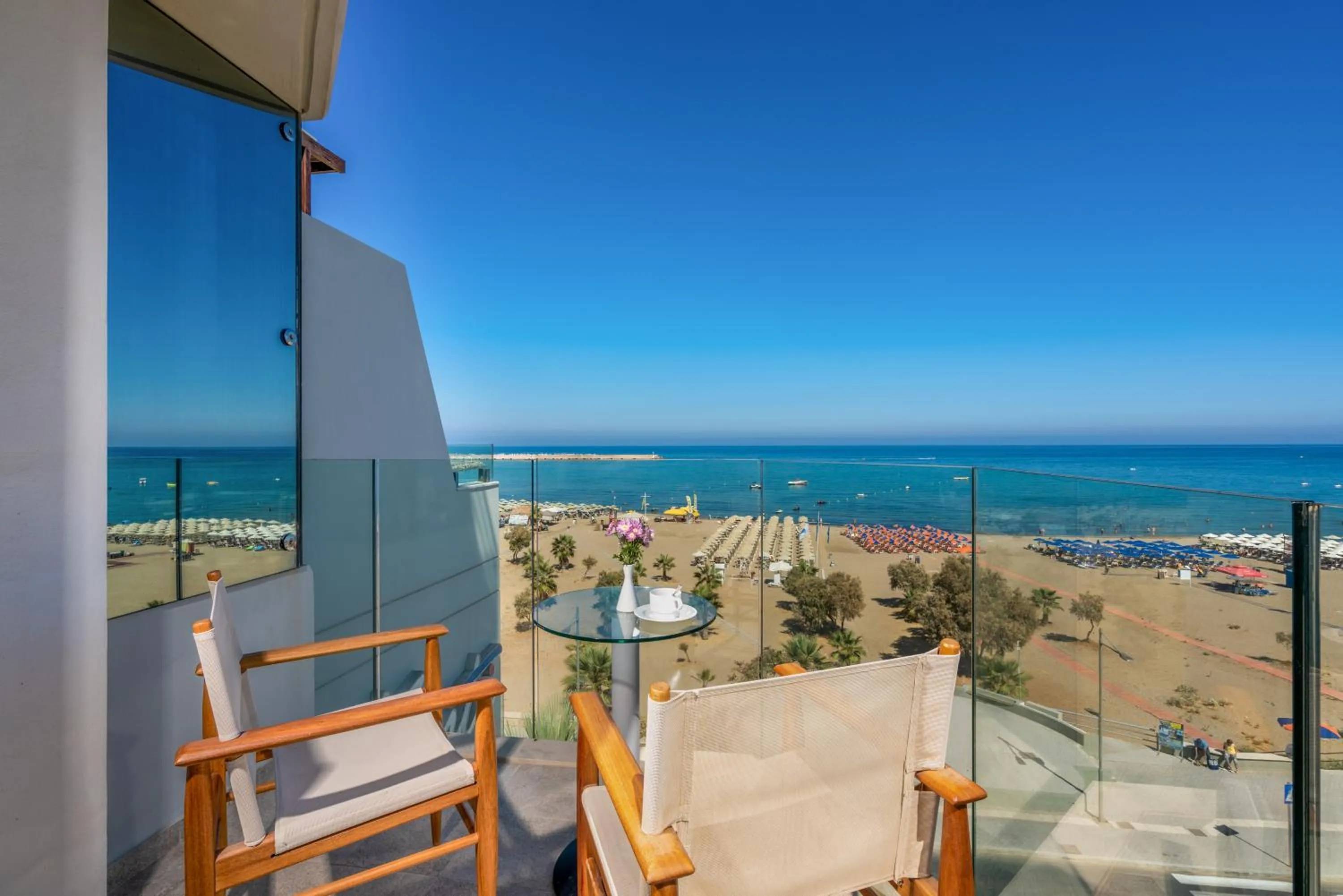 Balcony/Terrace in Kriti Beach Hotel