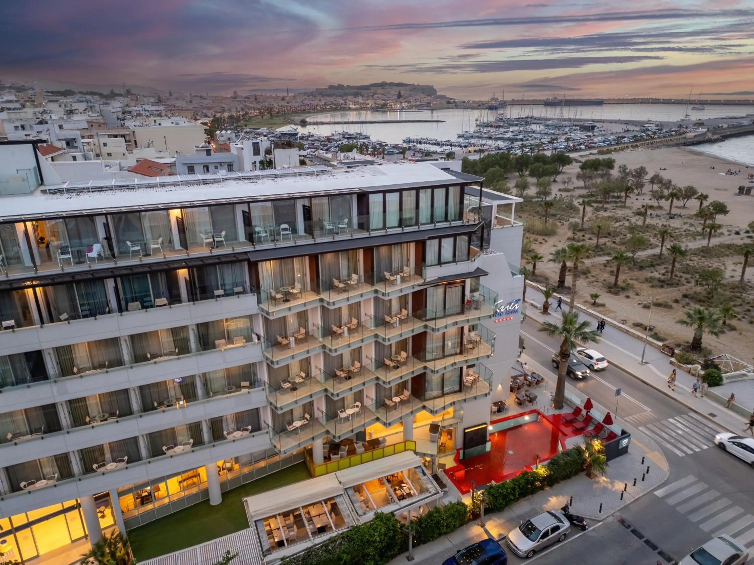 Property building in Kriti Beach Hotel