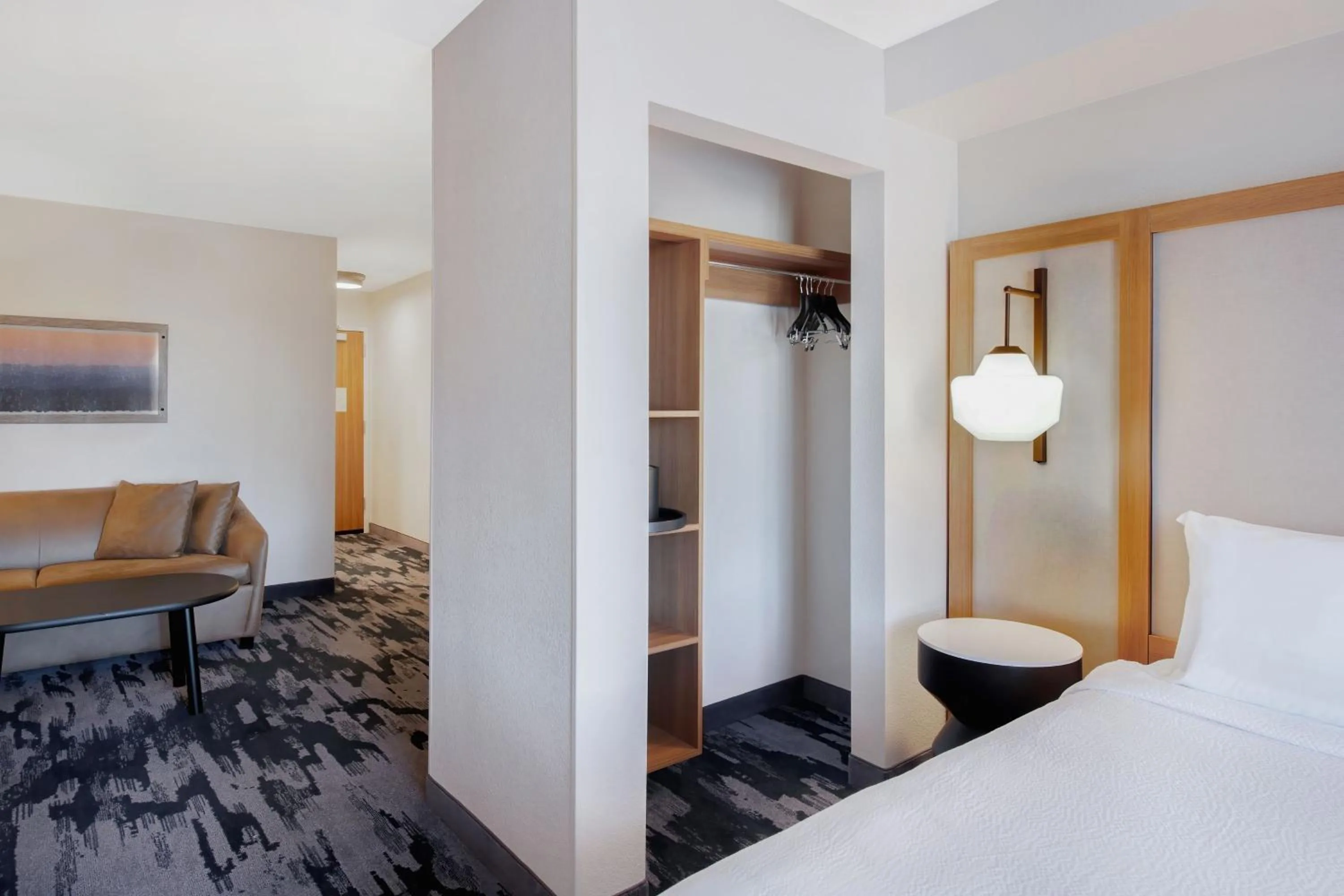 Bedroom, Bed in Fairfield Inn & Suites by Marriott Greenwood