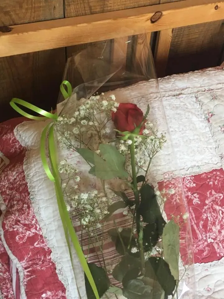 Bed in La cabane des amoureux