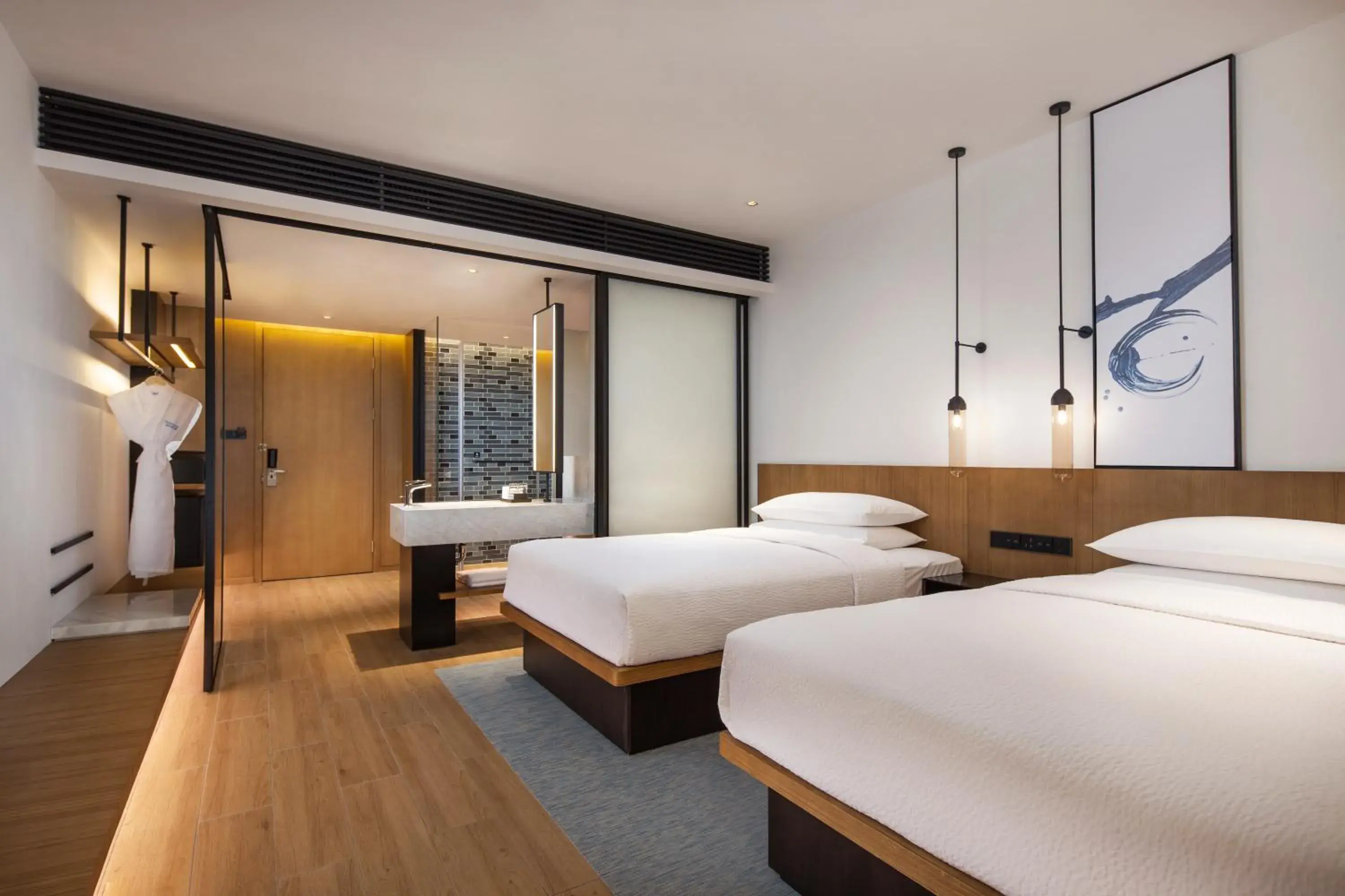 Business Twin Room in Fairfield by Marriott Dongguan Changping Business Twin Room in Fairfield by Marriott Dongguan Changping