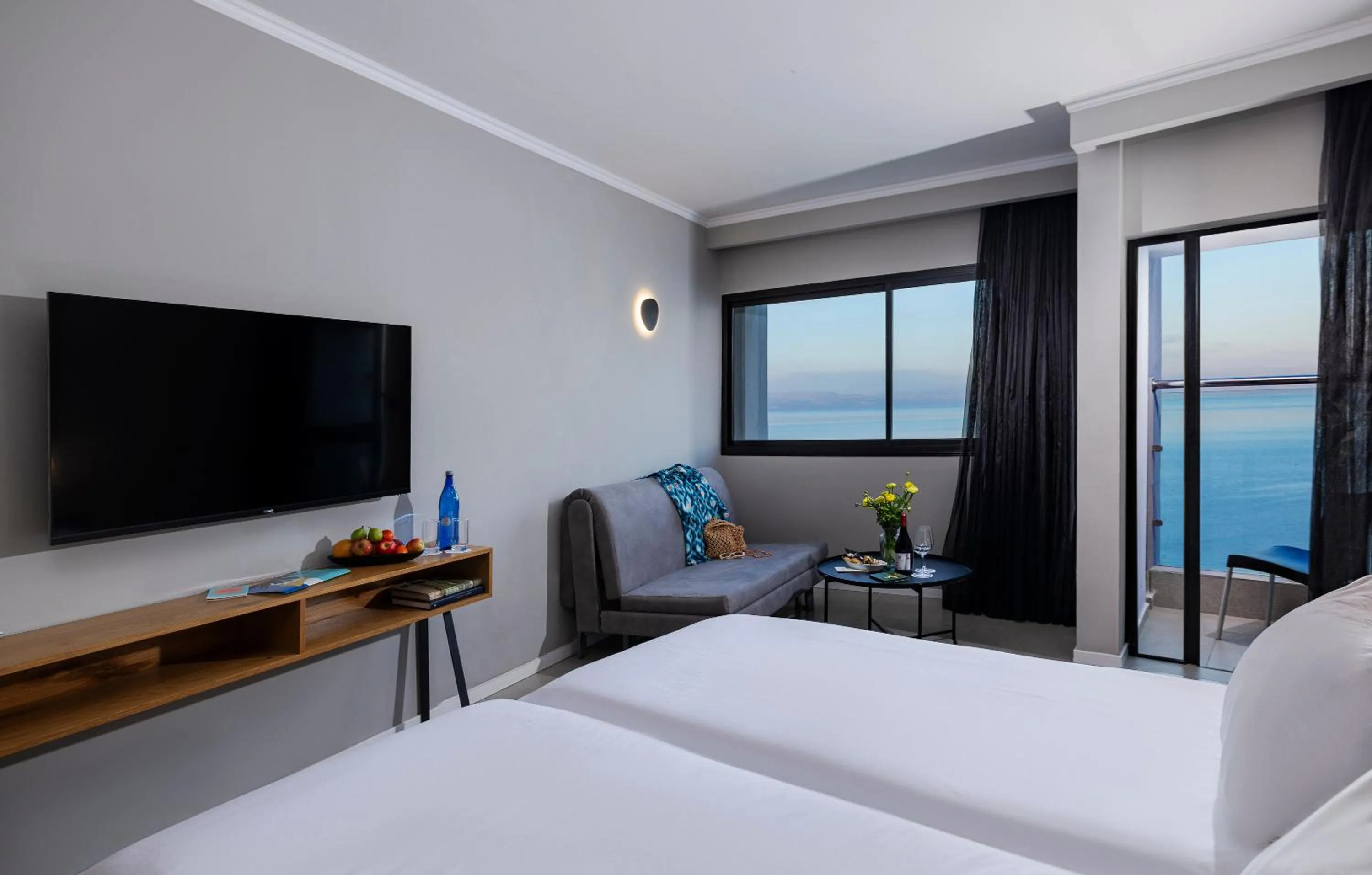 Bed in Hotel Lake House Kinneret