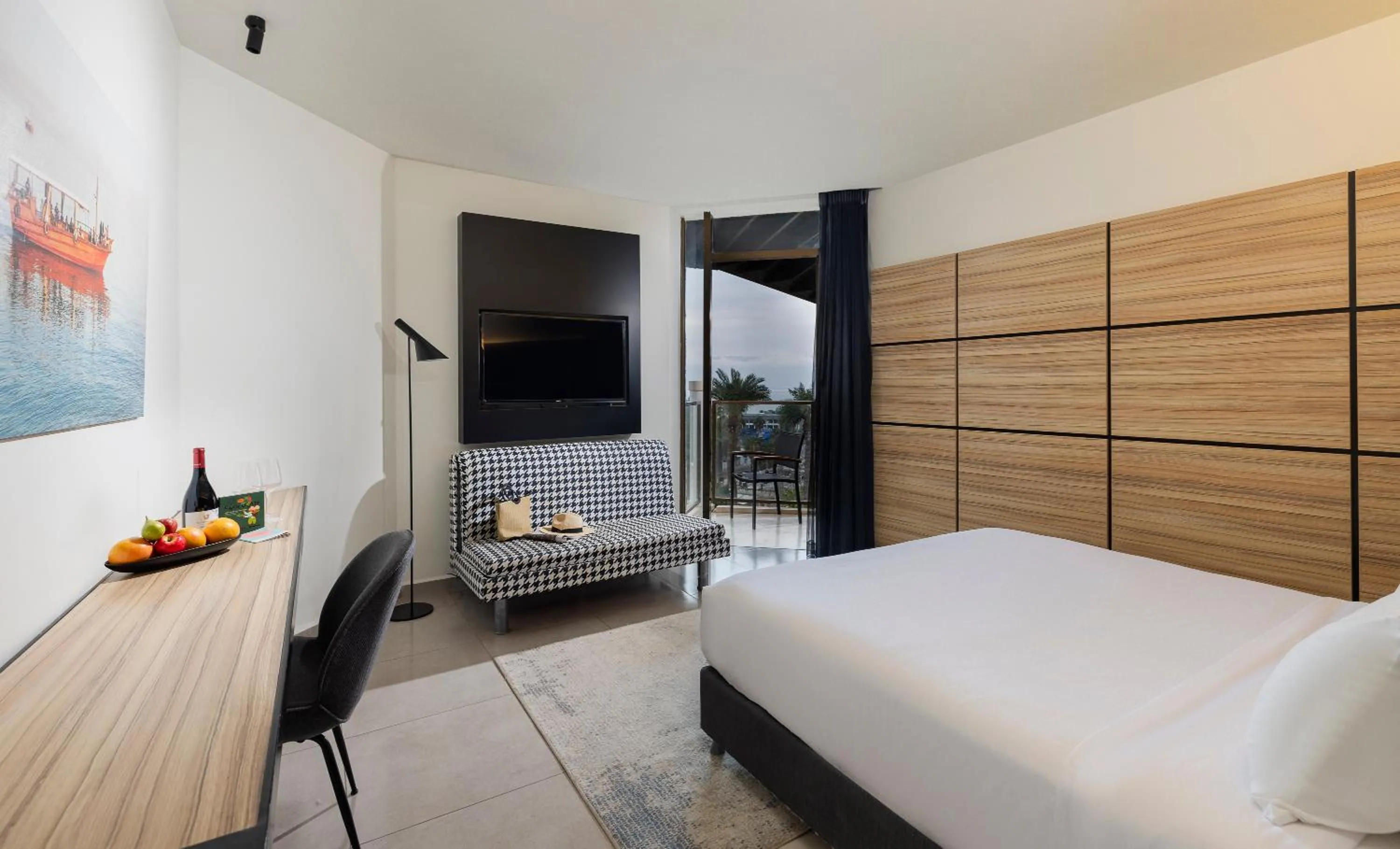 Bed in Hotel Lake House Kinneret