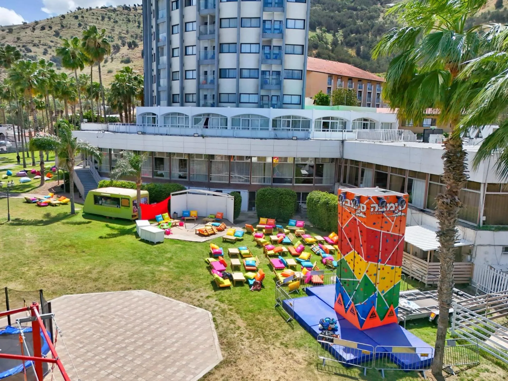 Children play ground in Hotel Lake House Kinneret