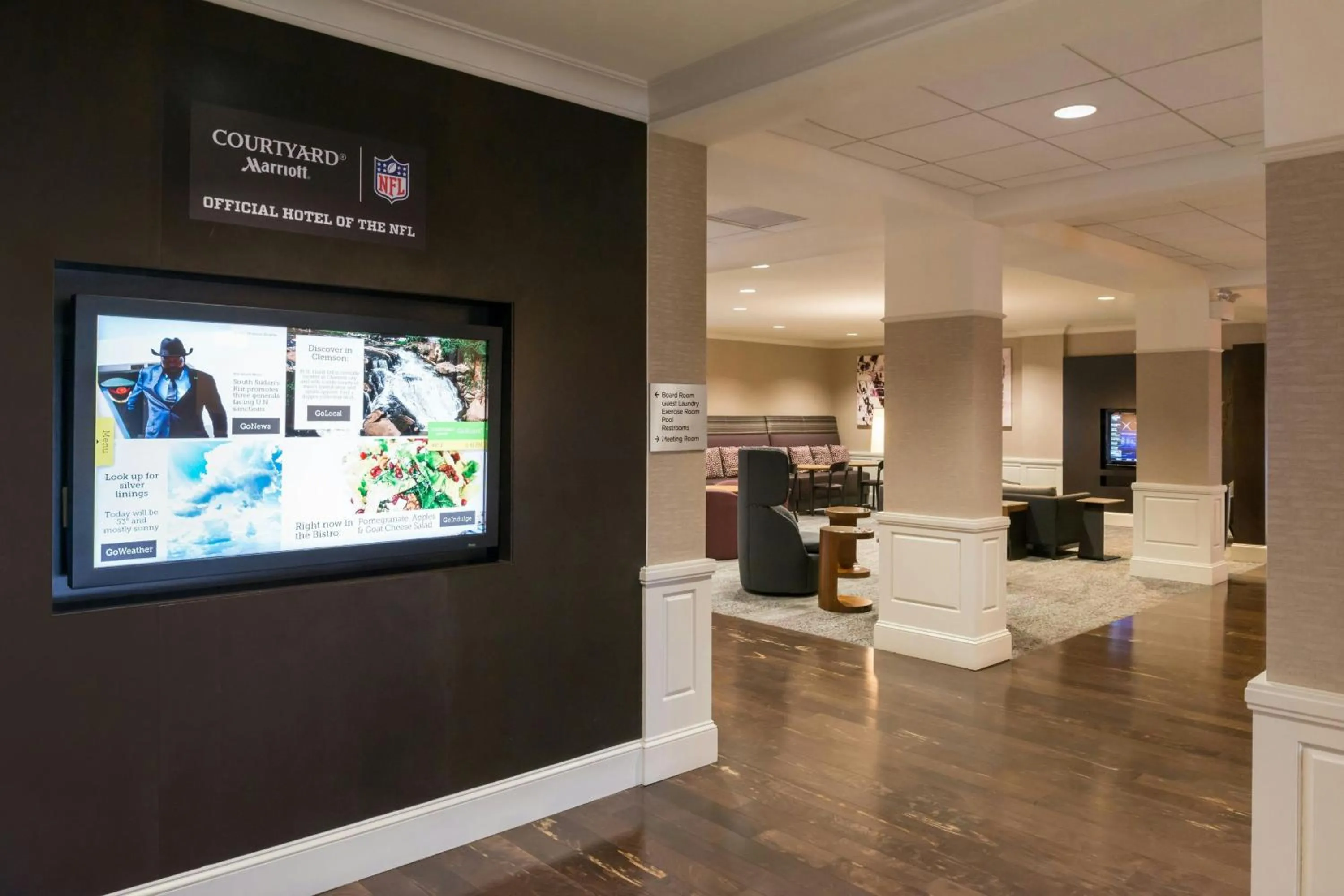 Lobby or reception in Courtyard Clemson