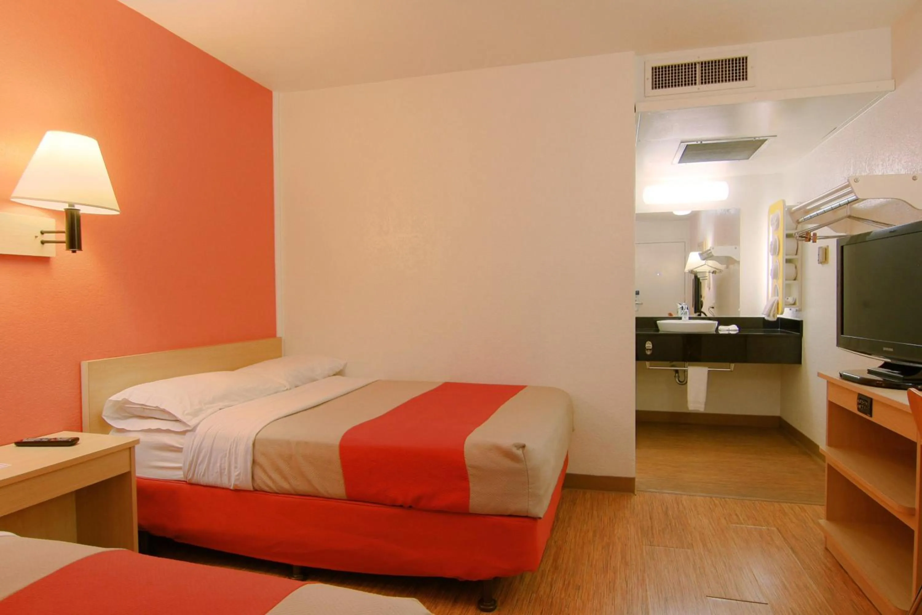 Bed in Motel 6-Rapid City, SD