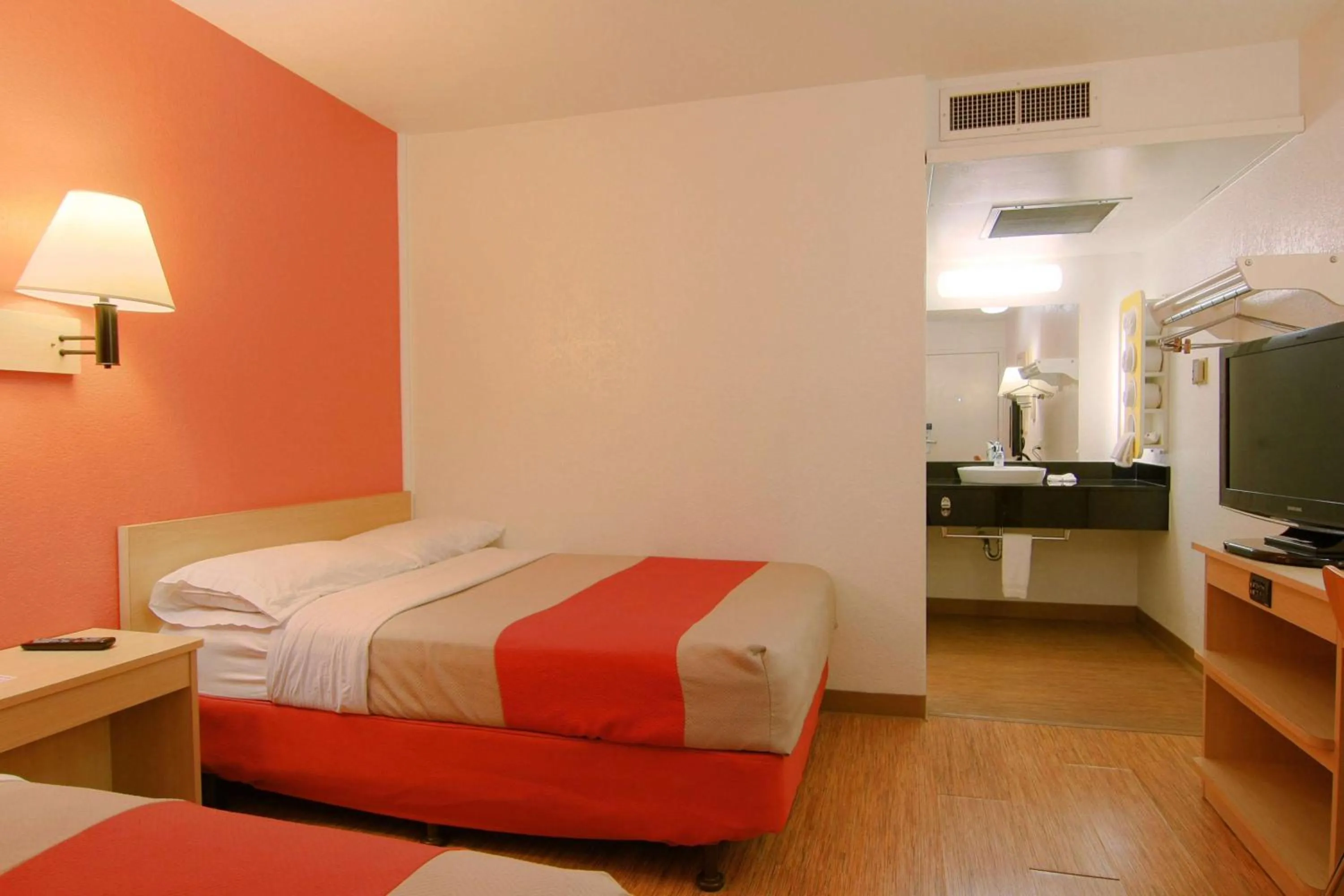 Bathroom in Motel 6-Rapid City, SD