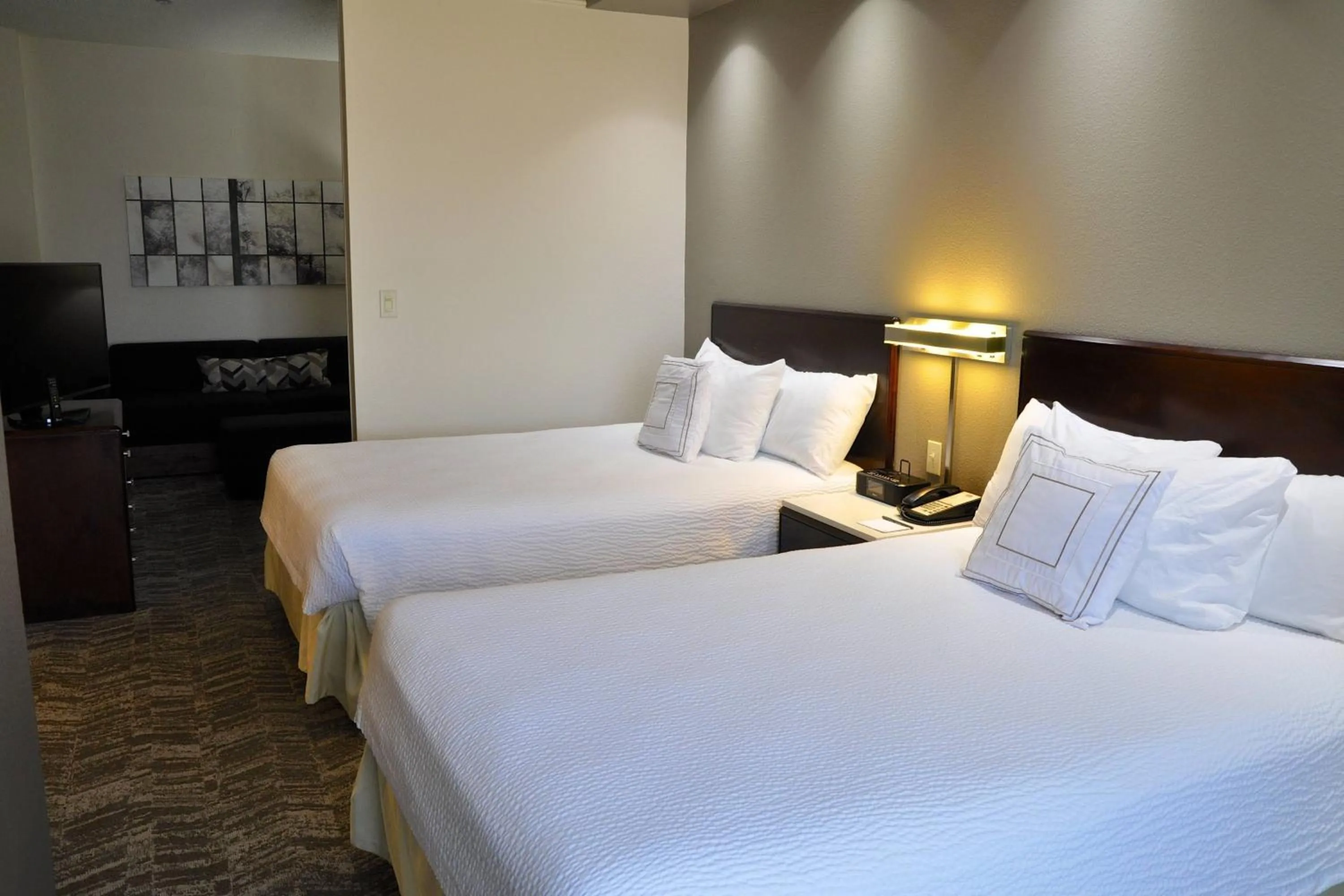 Bedroom, Bed in SpringHill Suites Houston Katy Mills