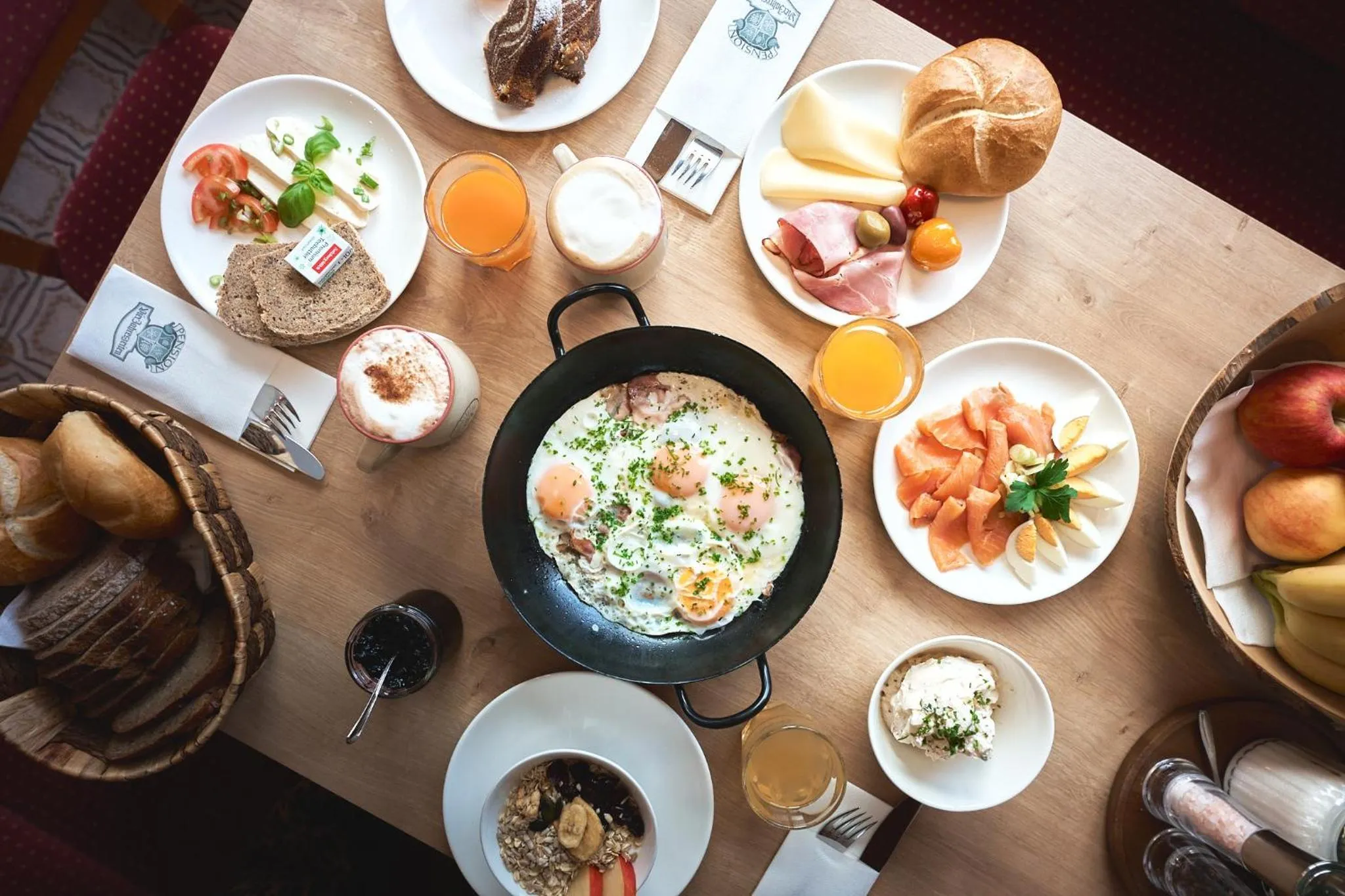 Breakfast in Pension Vier Jahreszeiten