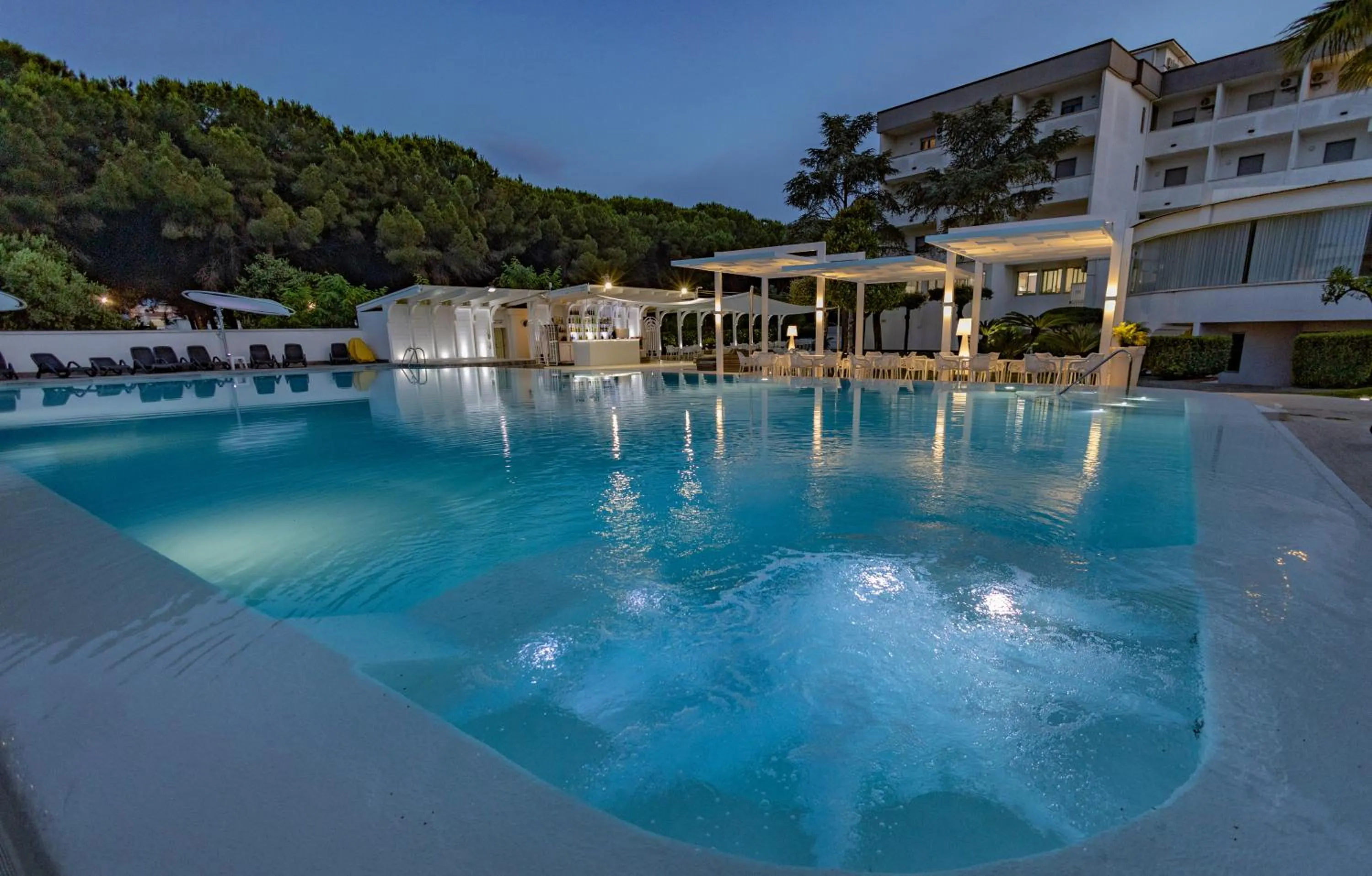 Swimming pool in Hotel Le Palme