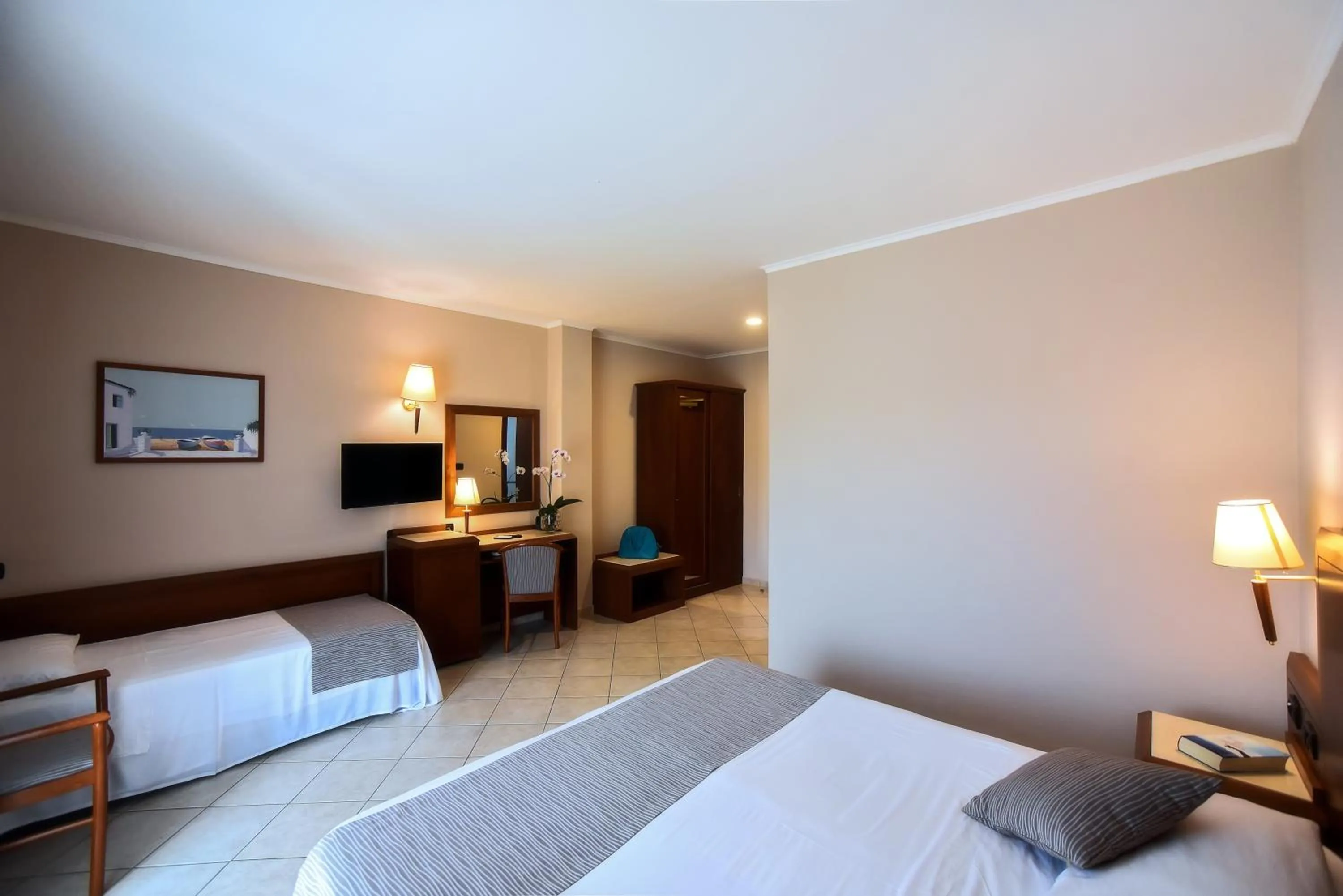 Bedroom, Bed in Hotel Le Palme