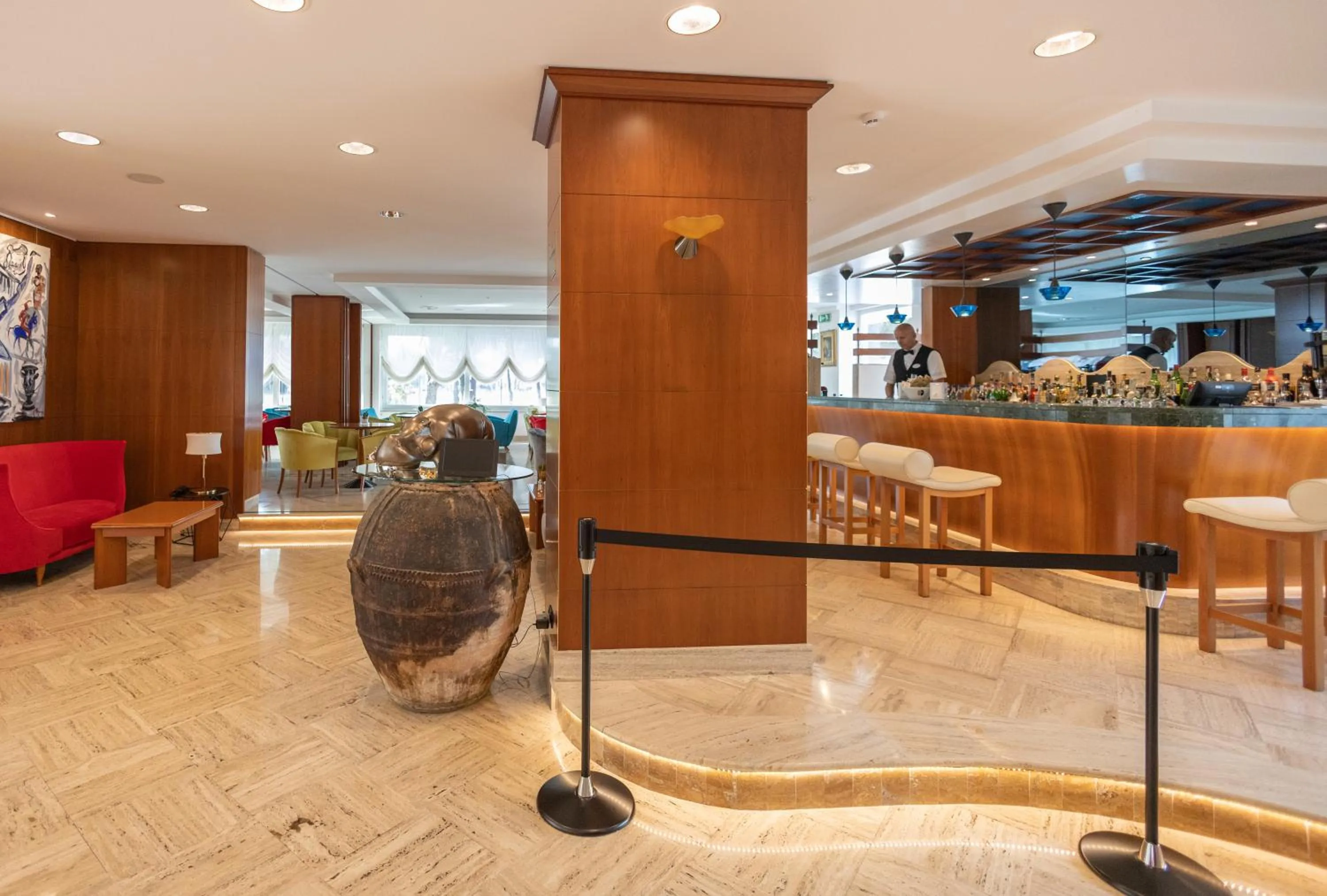 Lobby or reception in Hotel Le Palme