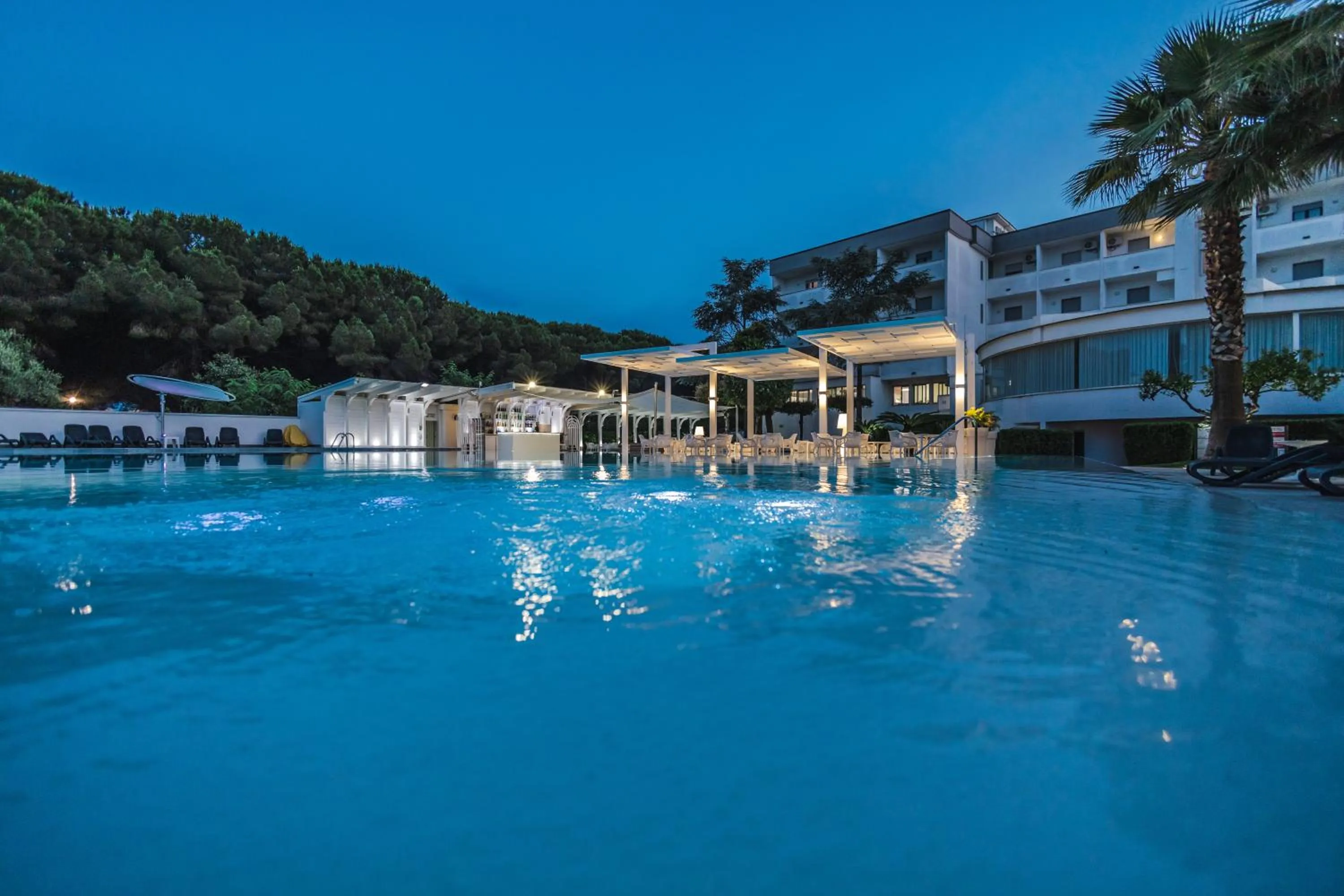 Swimming pool in Hotel Le Palme
