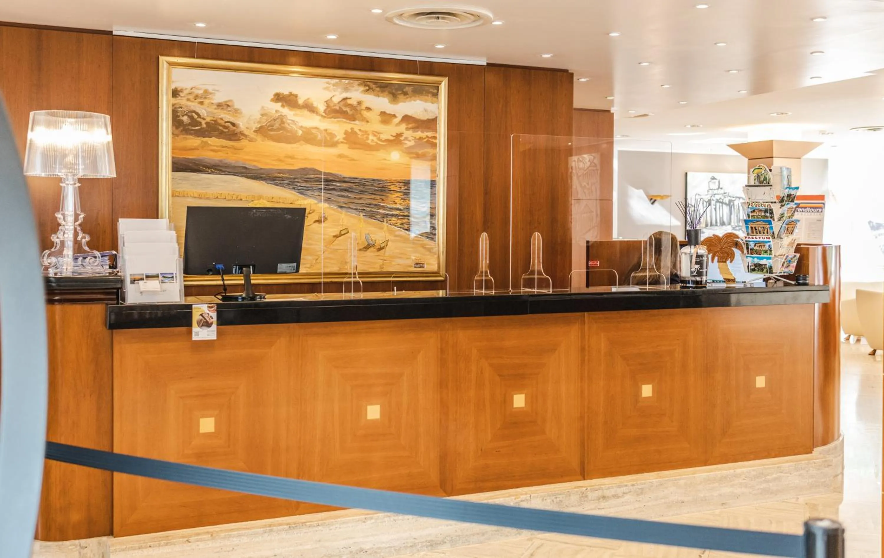 Lobby or reception in Hotel Le Palme