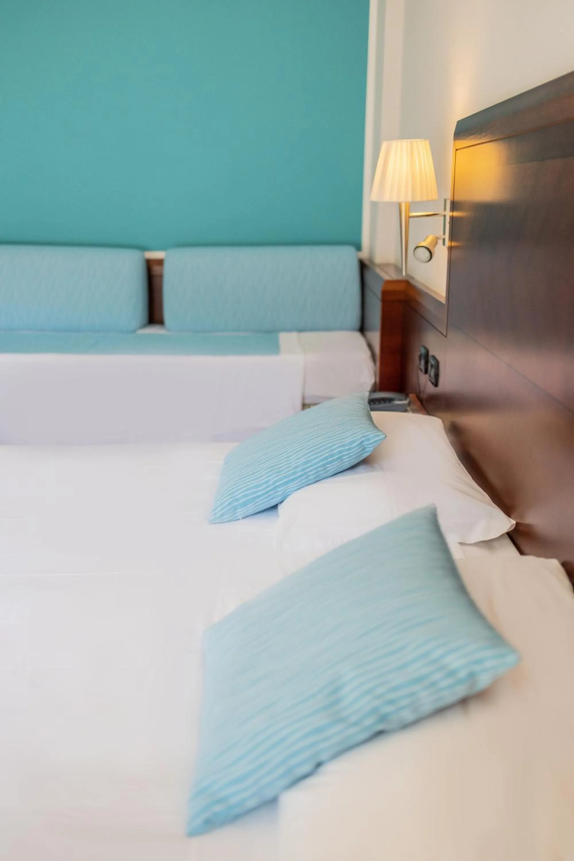 Decorative detail, Bed in Hotel Le Palme