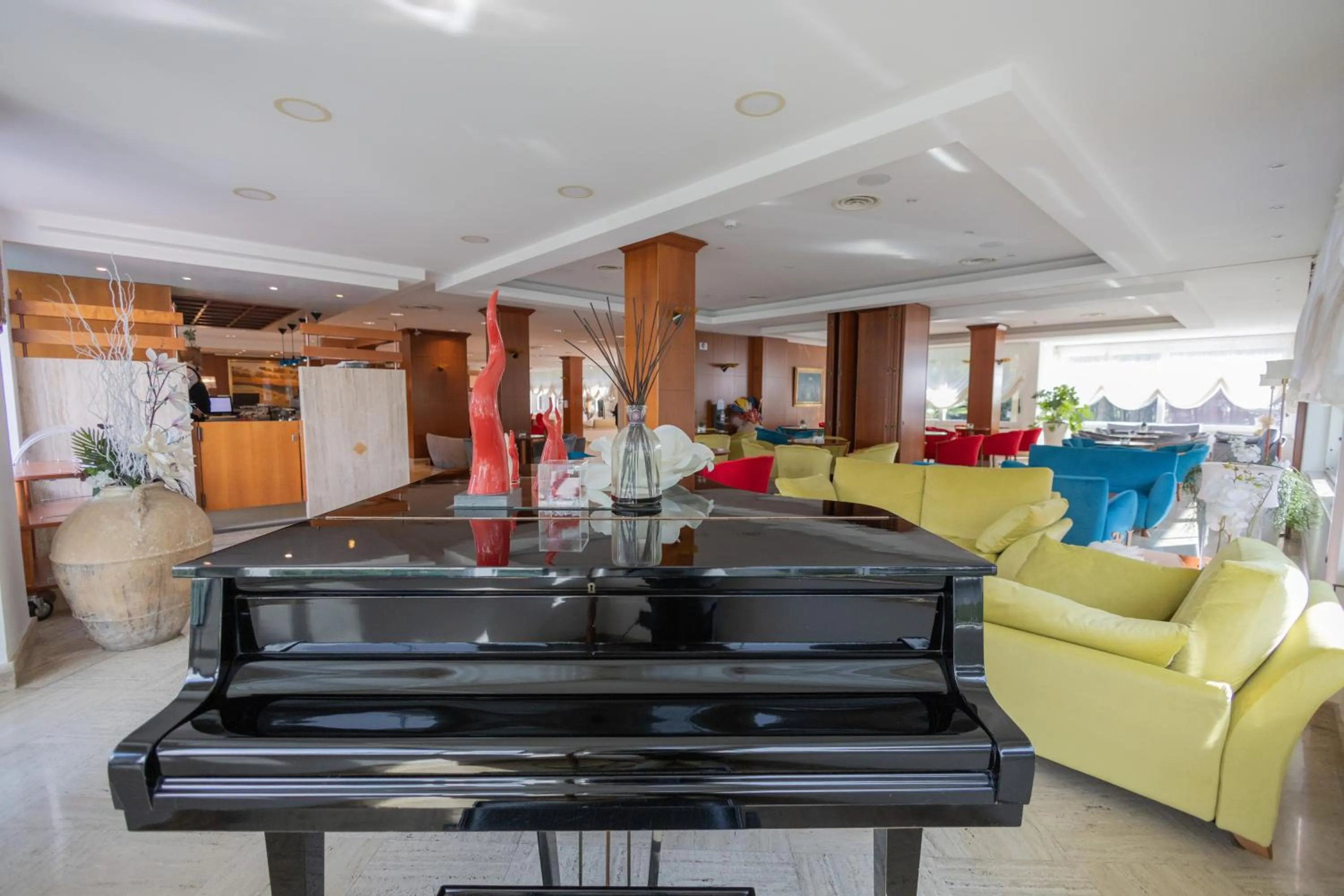 Lobby or reception in Hotel Le Palme