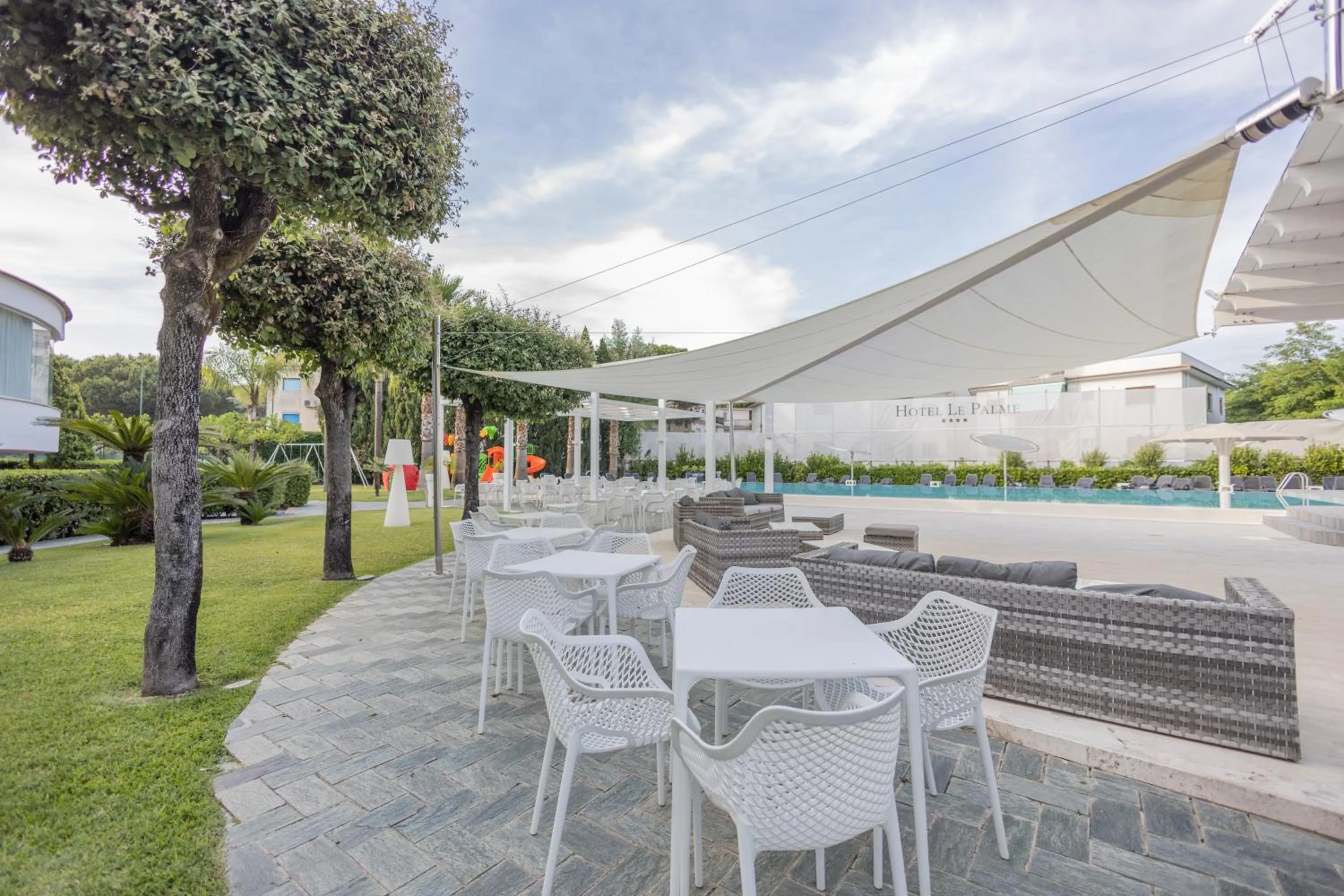 Garden in Hotel Le Palme