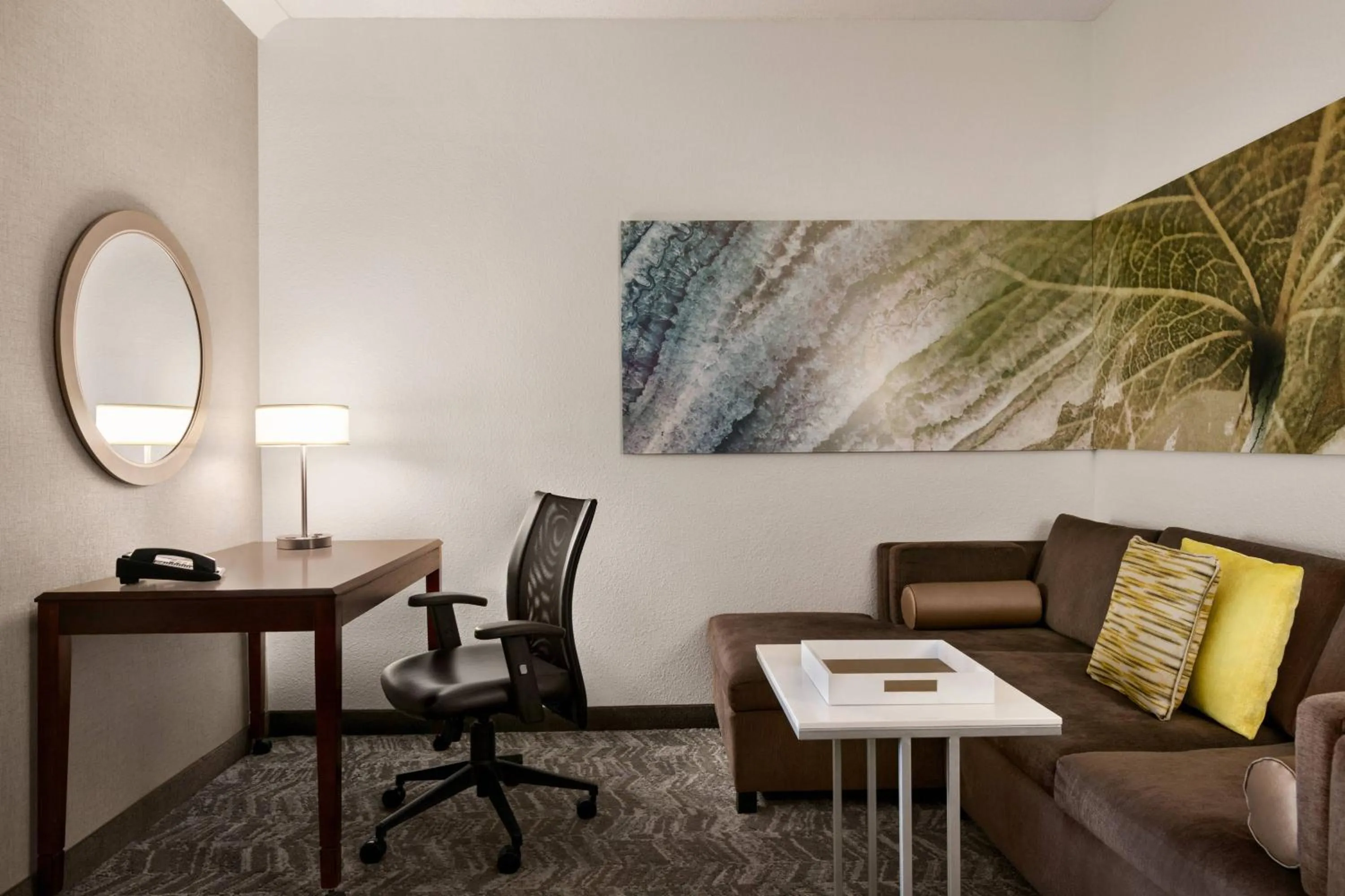 Living room in SpringHill Suites Dulles Airport