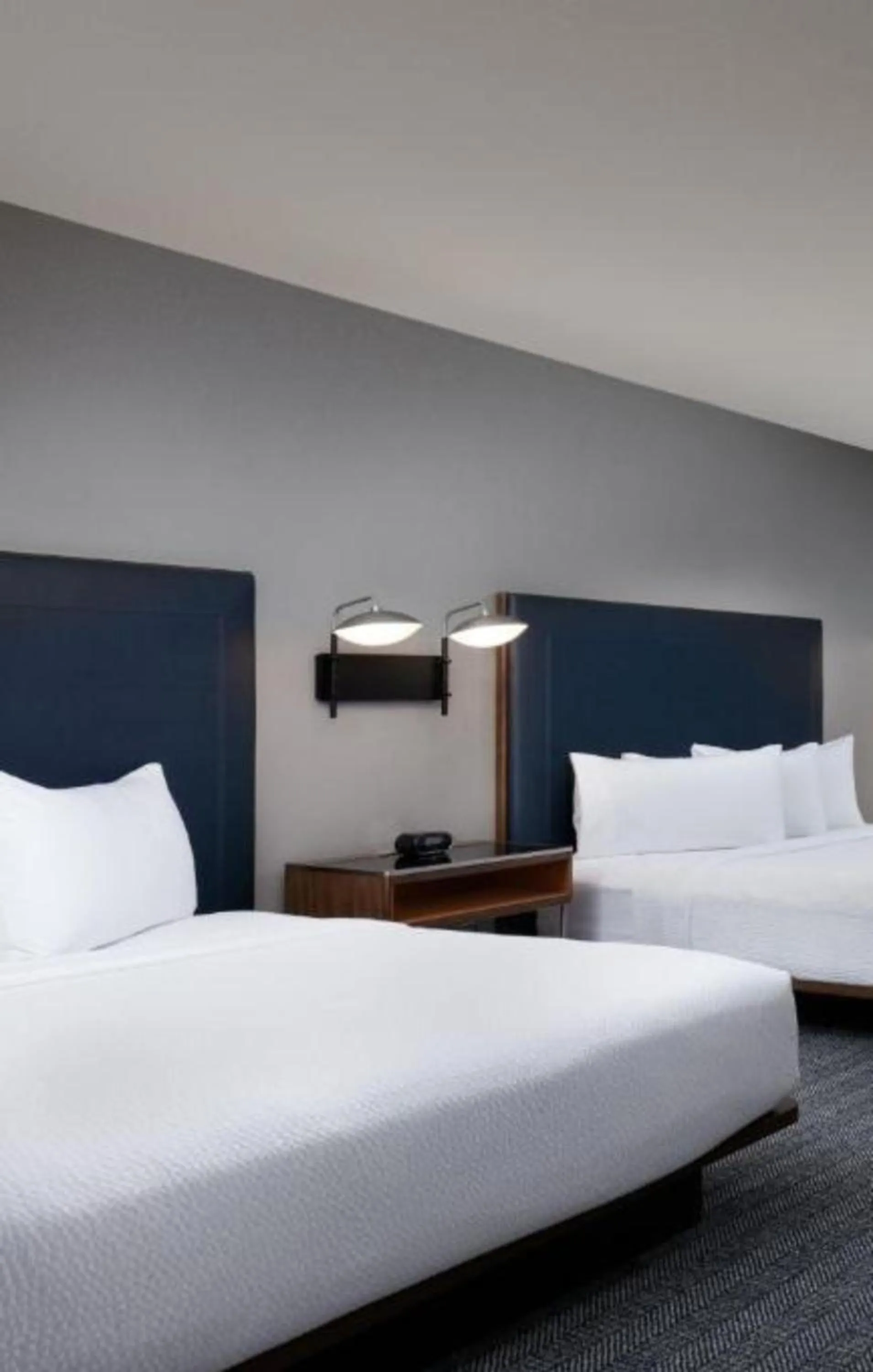 Bed in Courtyard by Marriott Wichita at Old Town