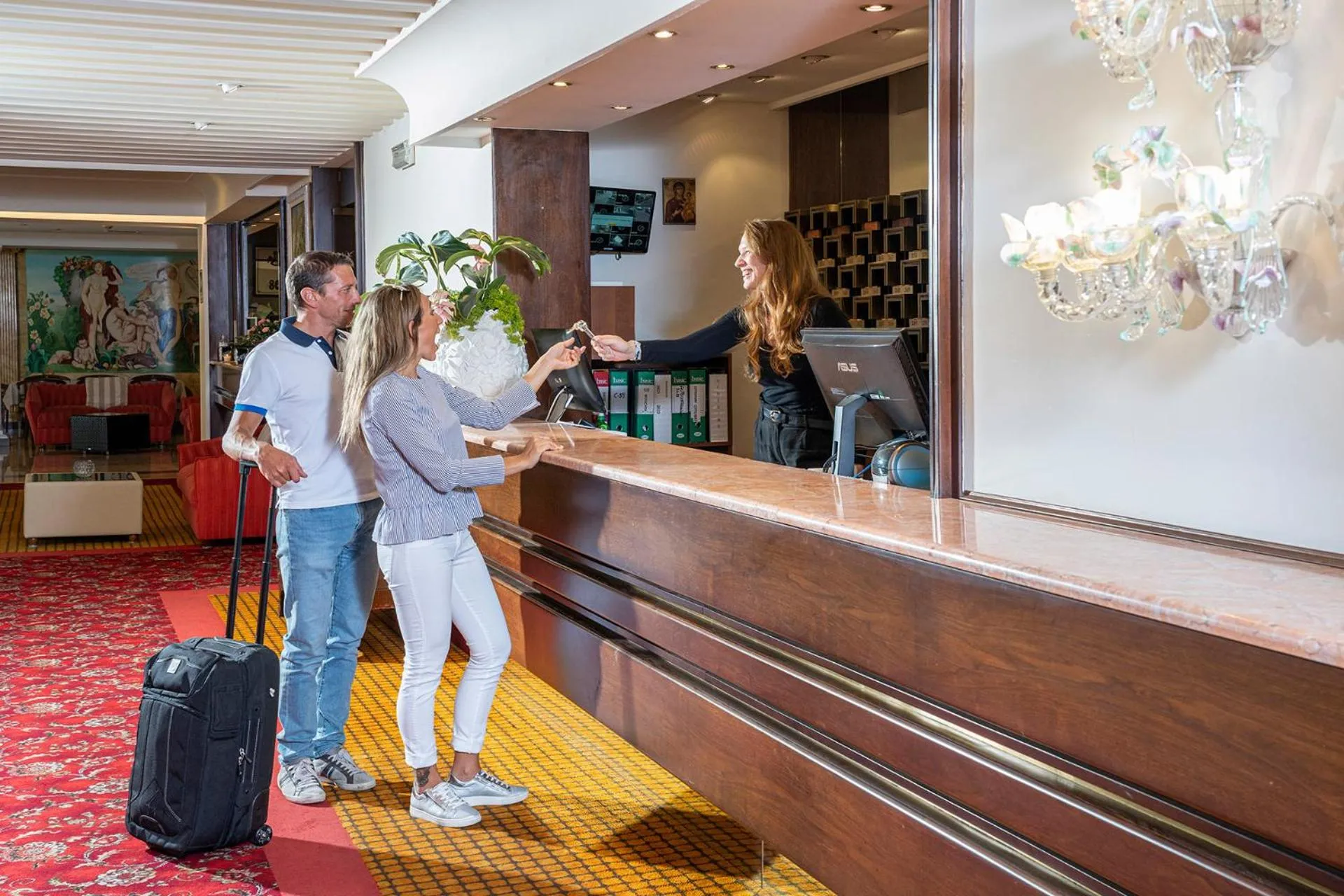 Lobby or reception in Hotel Terme Olympia