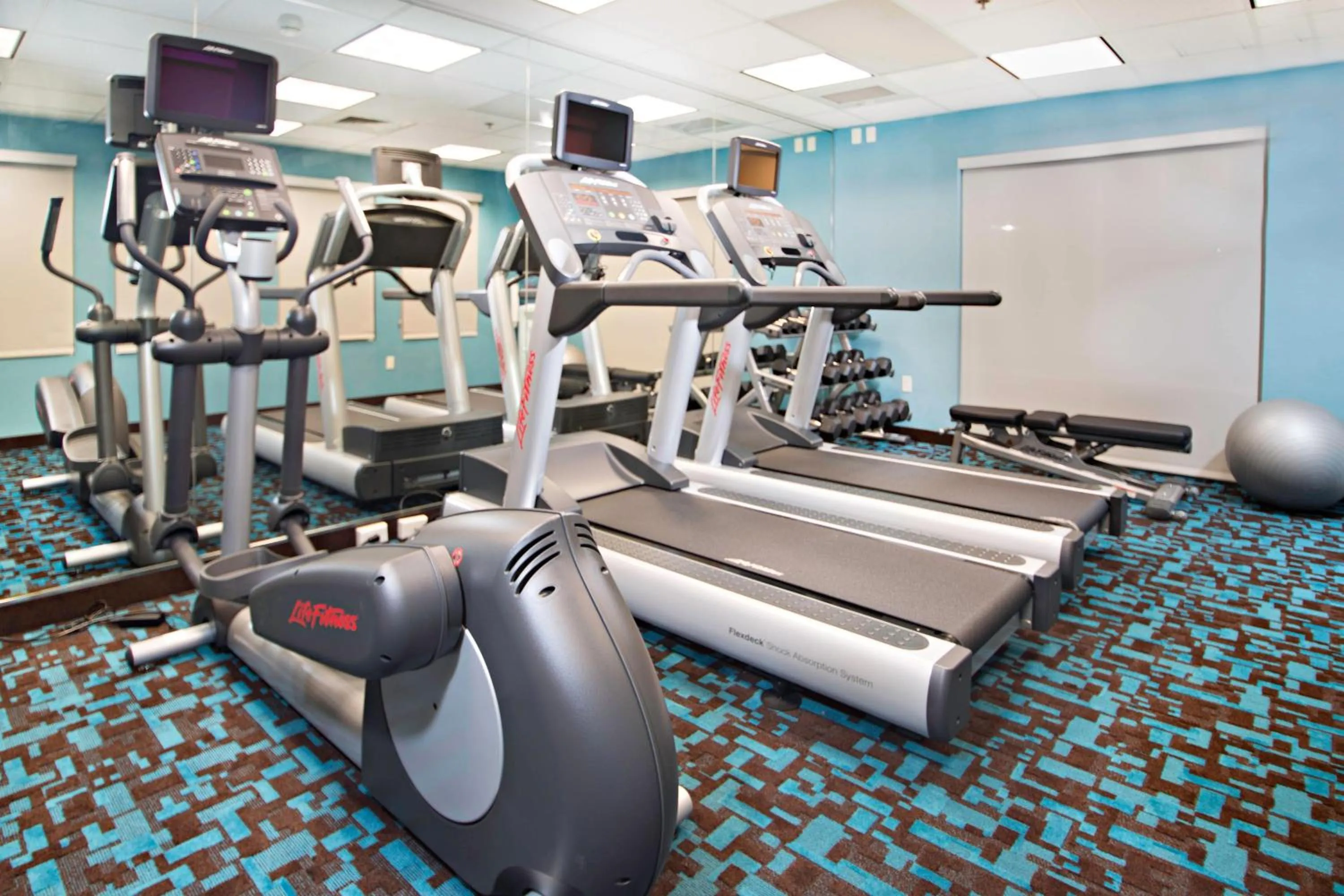 Fitness centre/facilities in Fairfield Inn & Suites Idaho Falls