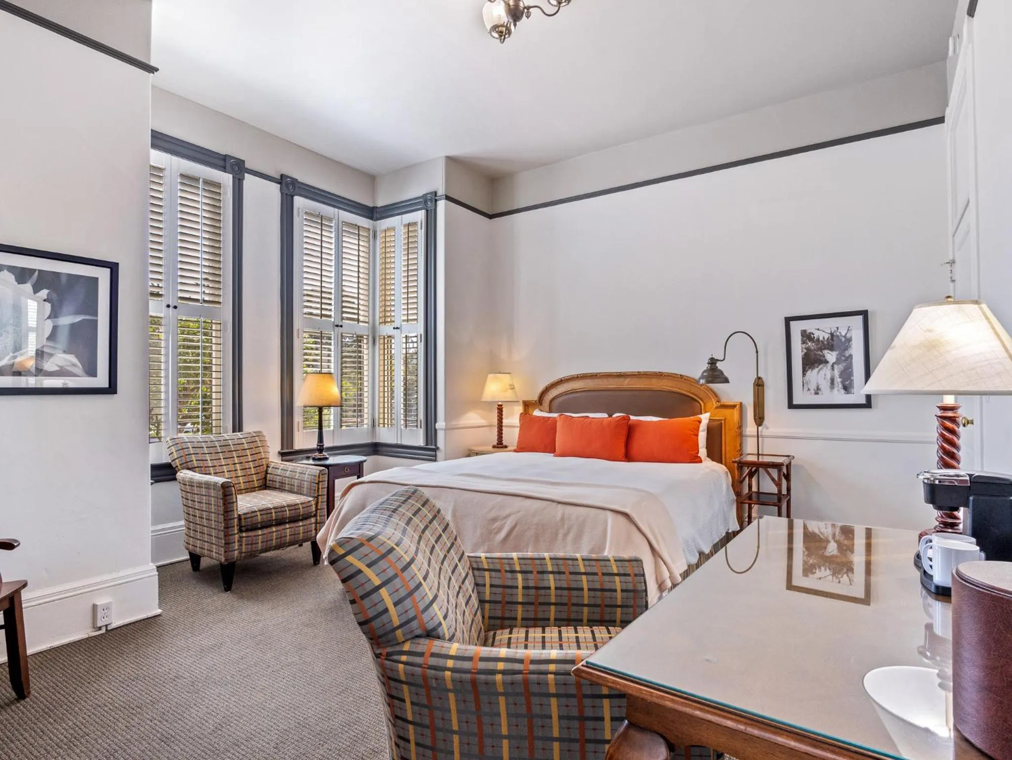 Bed in The Upham Hotel