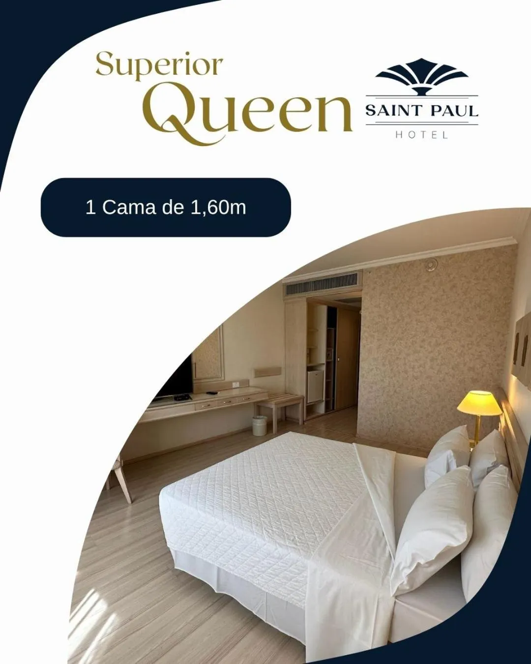 Bed in Hotel Saint Paul