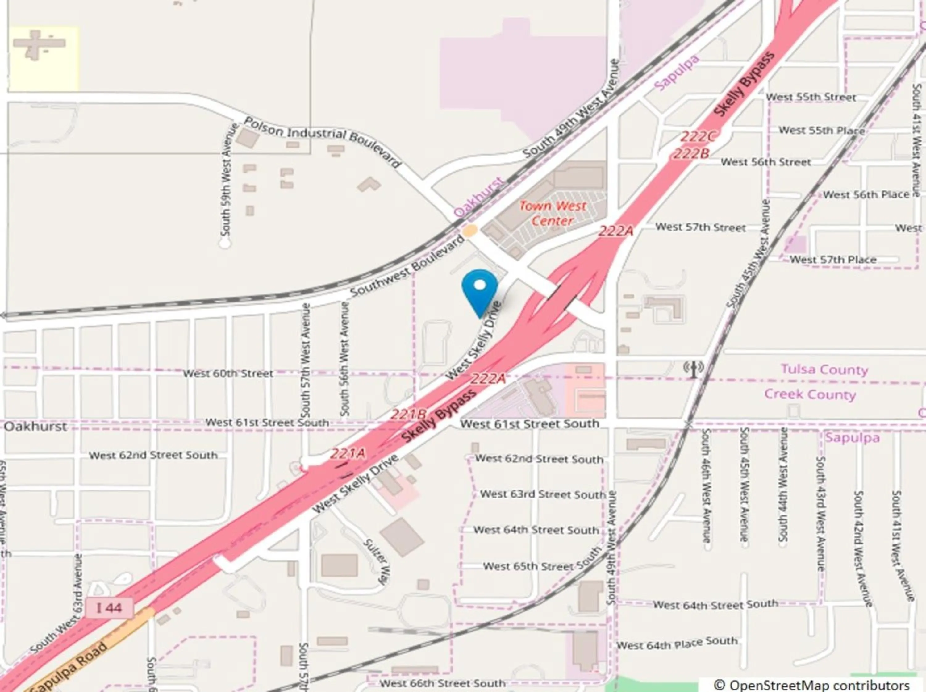 Bird's eye view in Regency Inn Tulsa