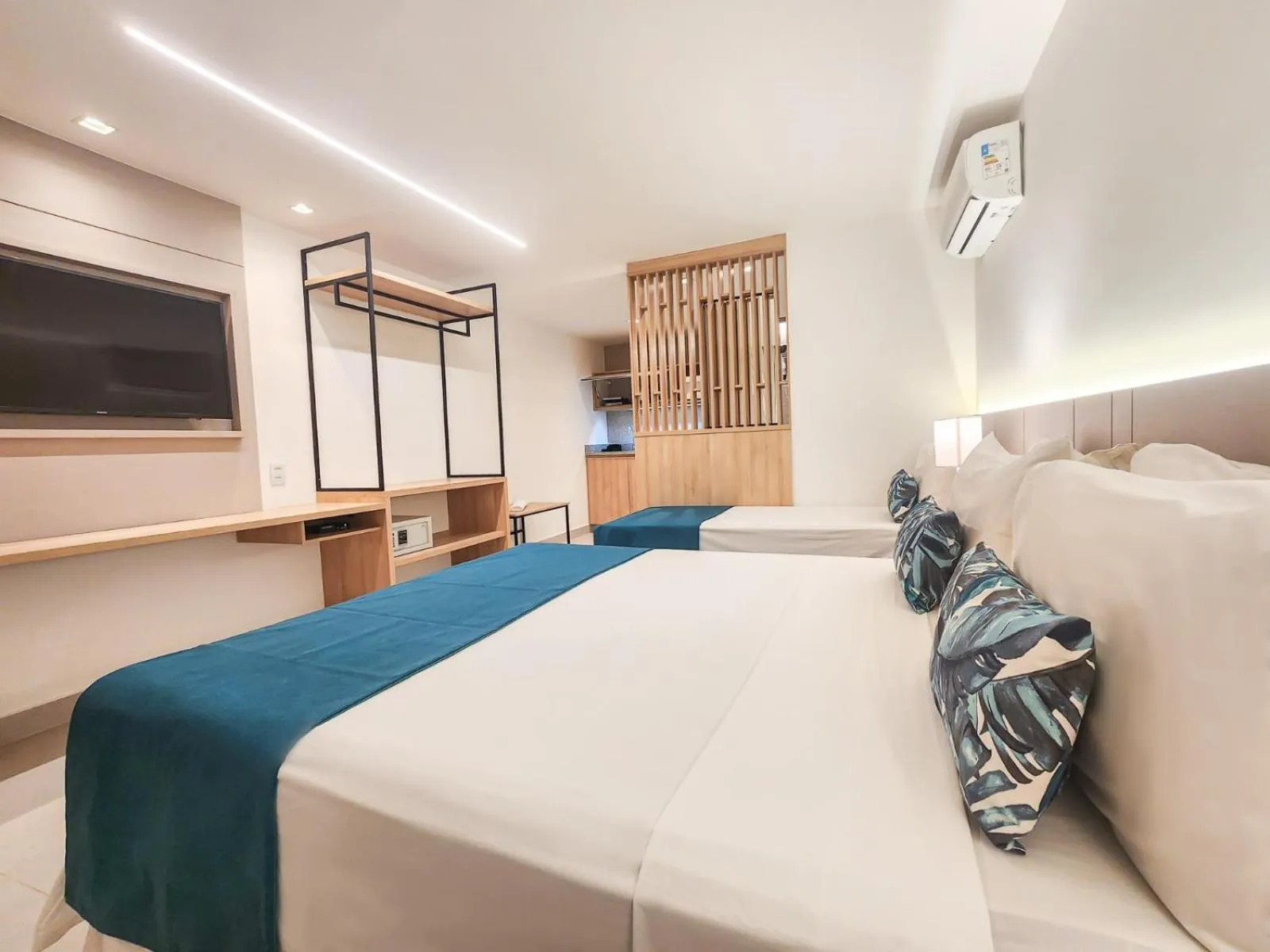 Bed in Pousada Blue Marlin
