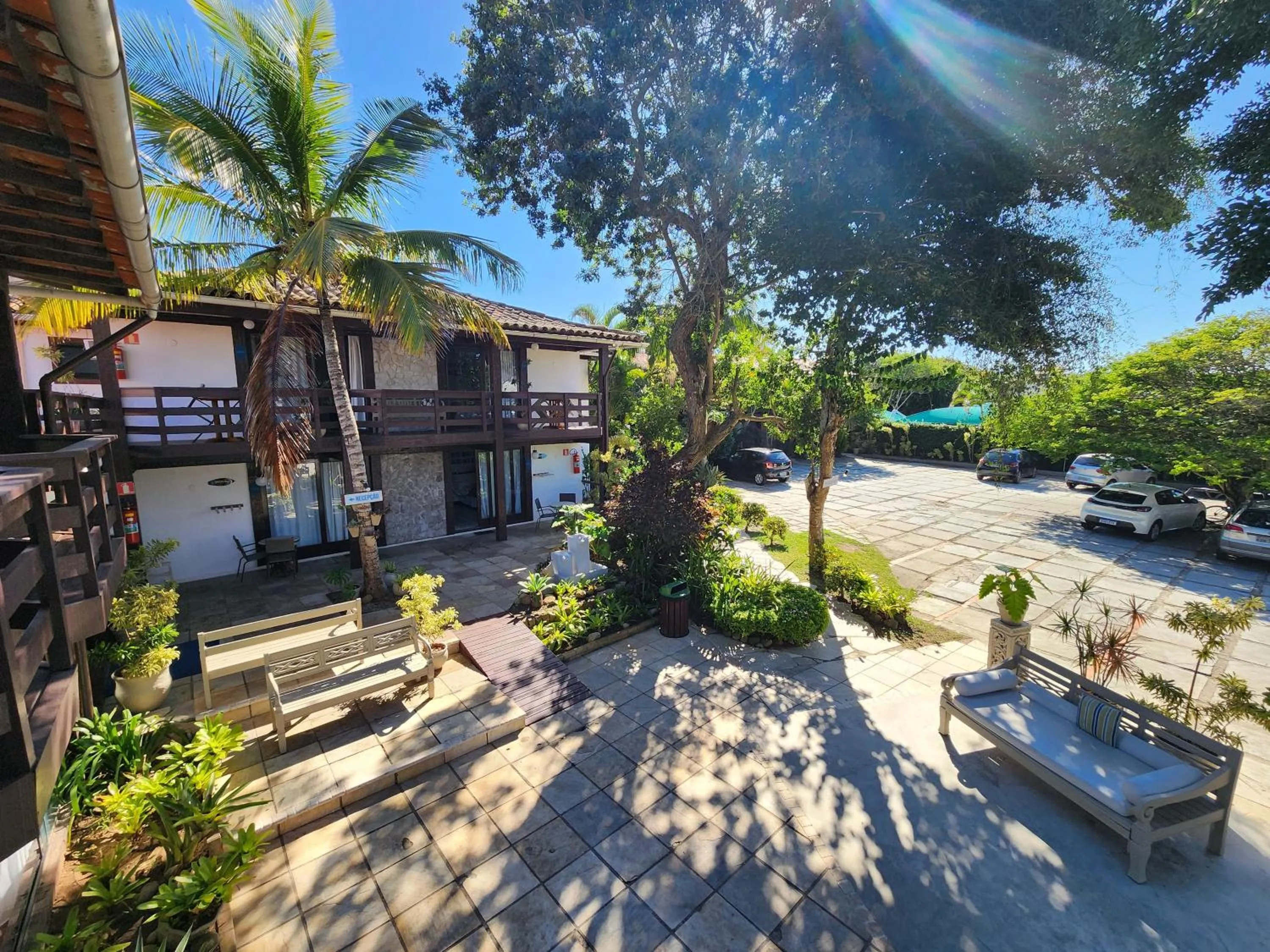 Garden in Pousada Blue Marlin