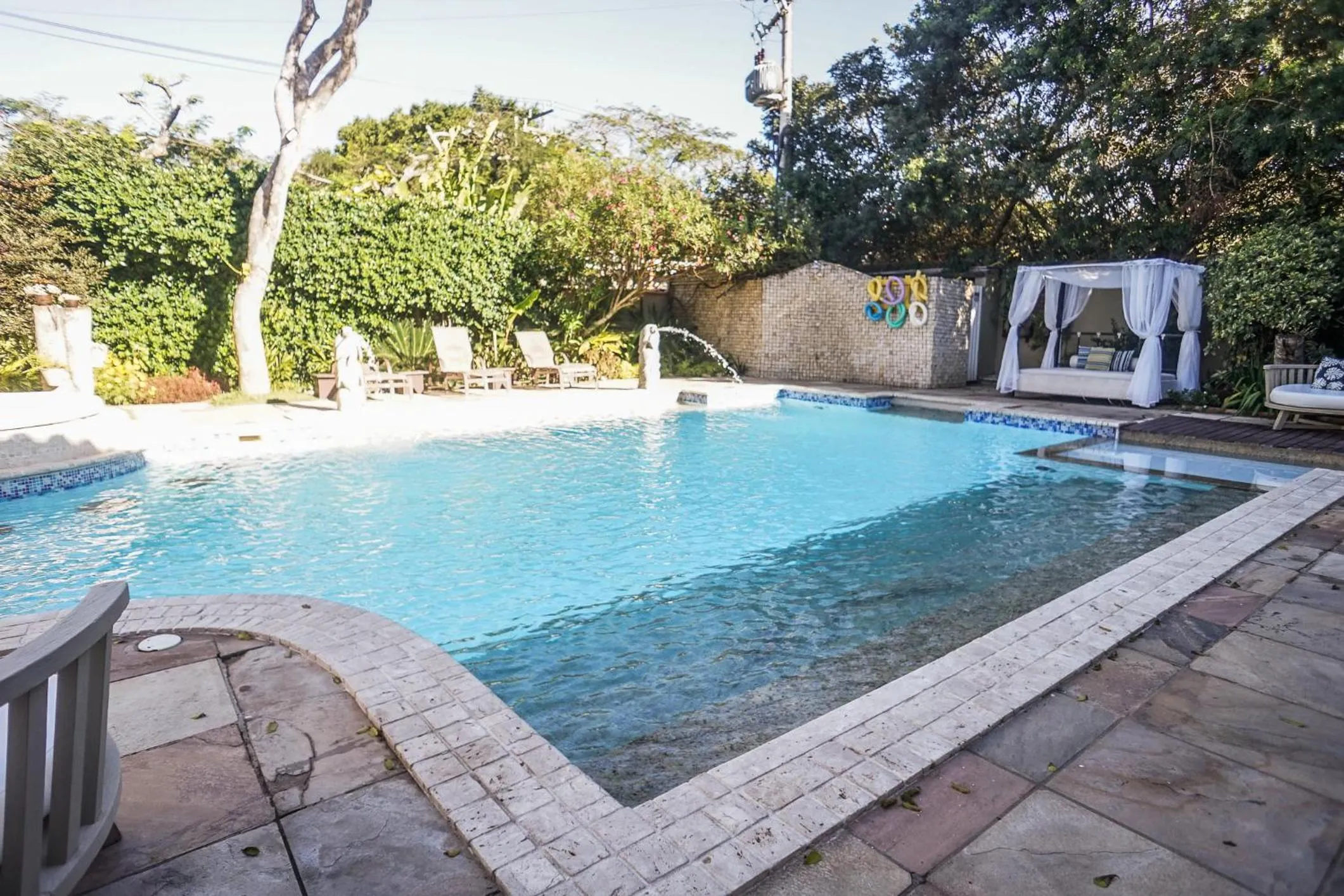 Swimming pool in Pousada Blue Marlin