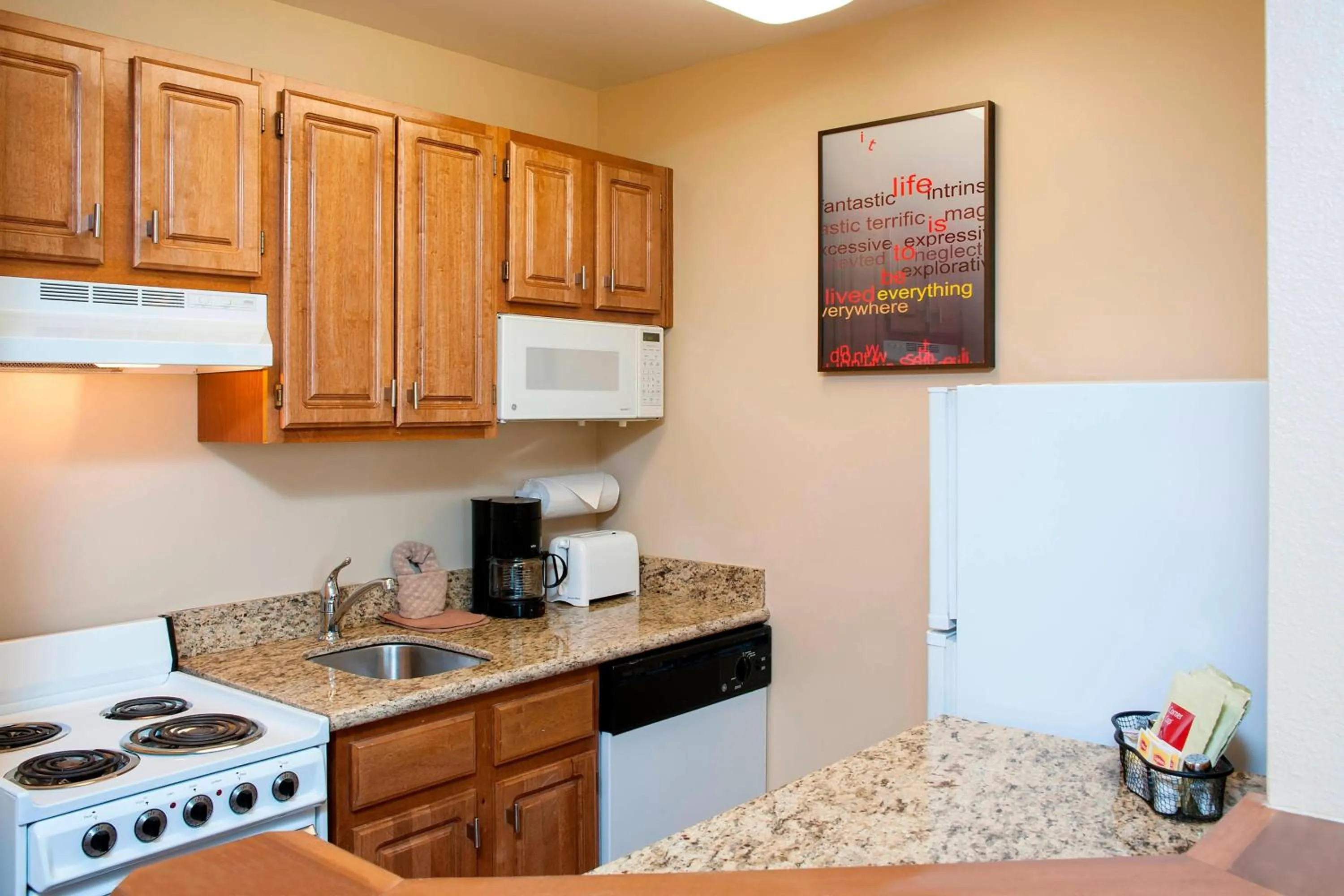 Kitchen or kitchenette in TownePlace Suites Indianapolis Park 100