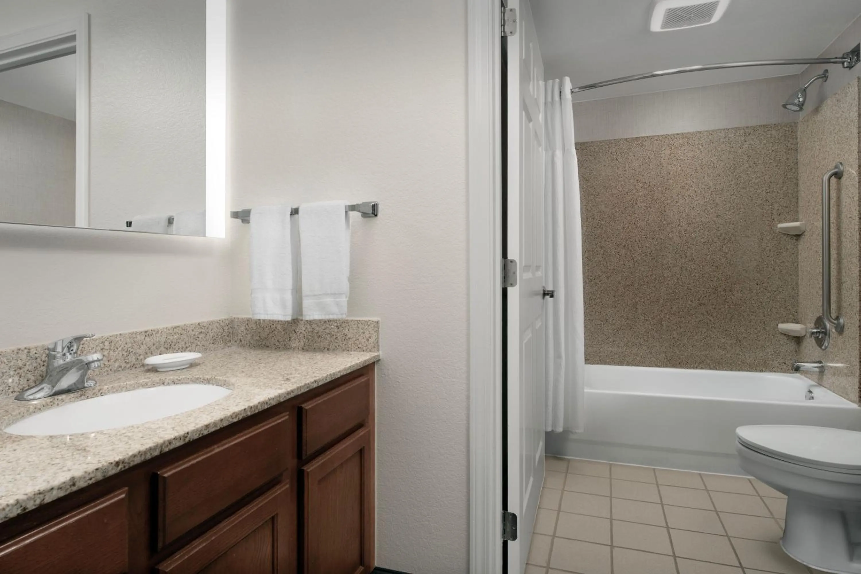Bathroom in Residence Inn Kansas City Overland Park