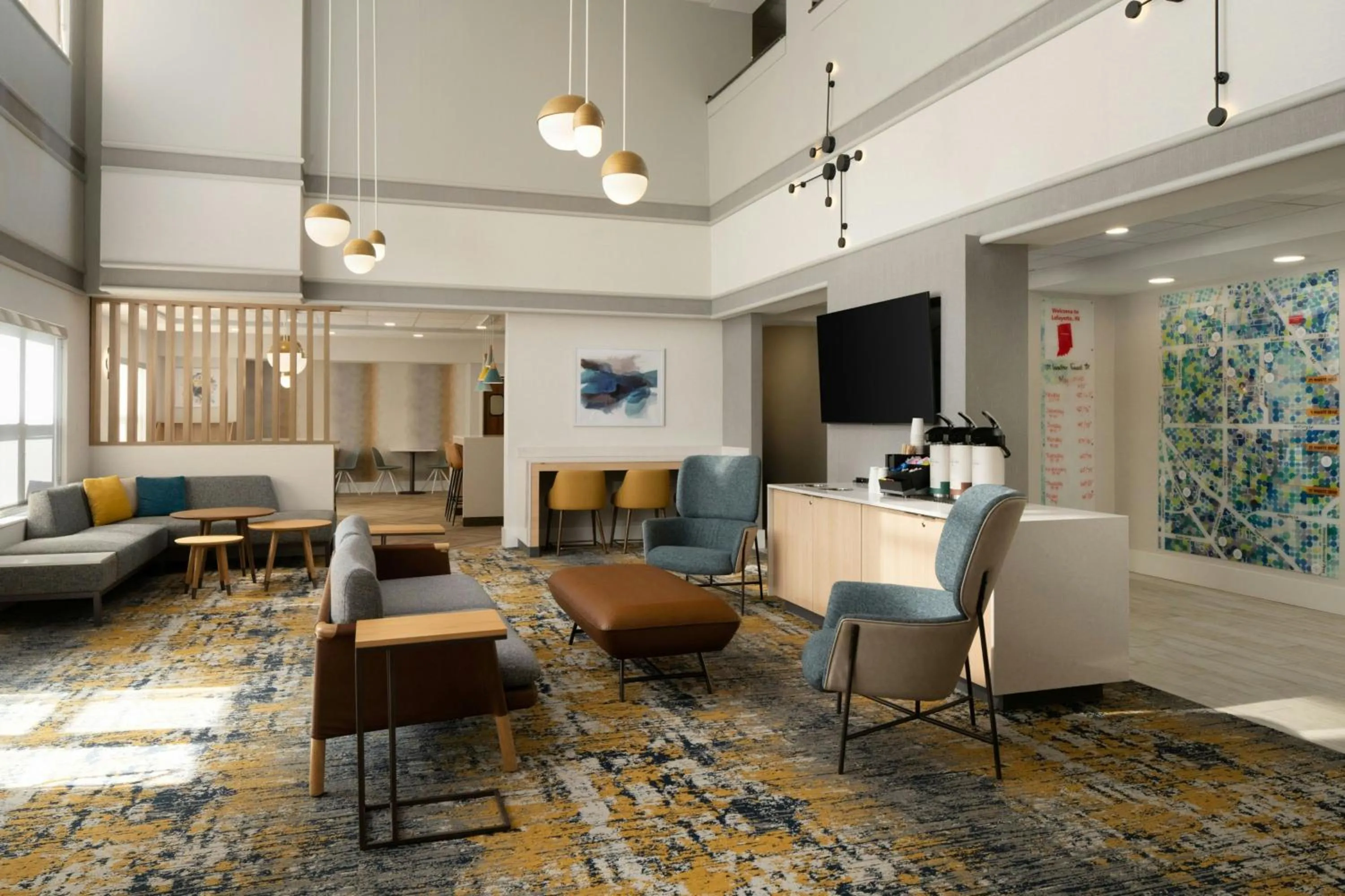 Lobby or reception in TownePlace Suites by Marriott Lafayette