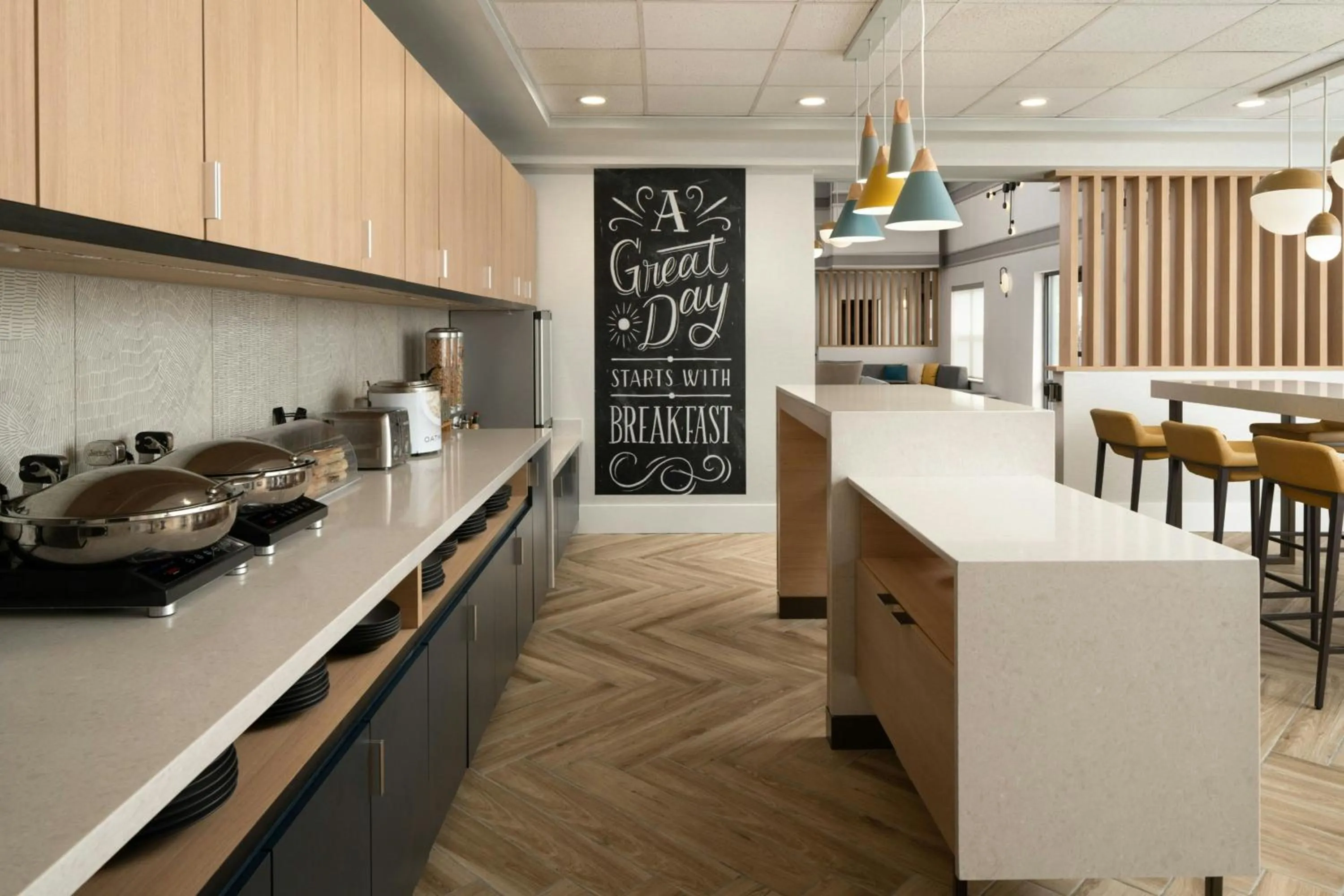 Breakfast in TownePlace Suites by Marriott Lafayette