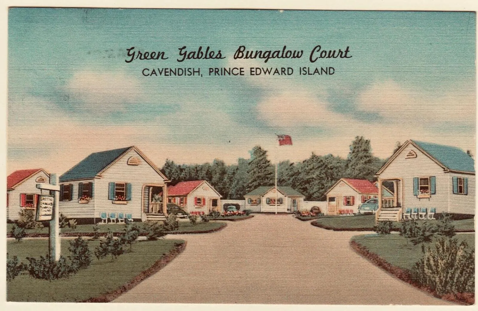 Logo/Certificate/Sign in Green Gables Bungalow Court