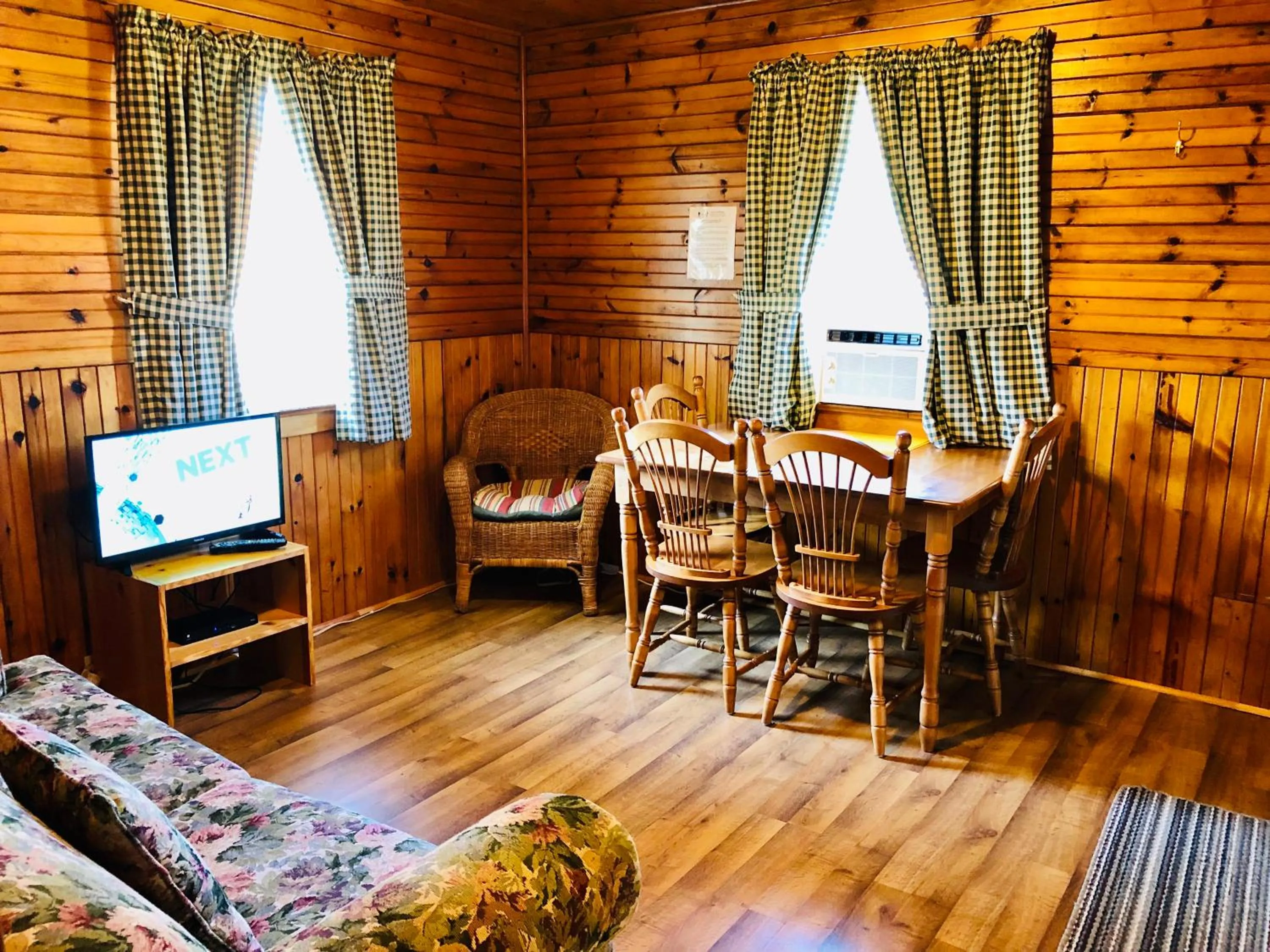 Living room in Green Gables Bungalow Court