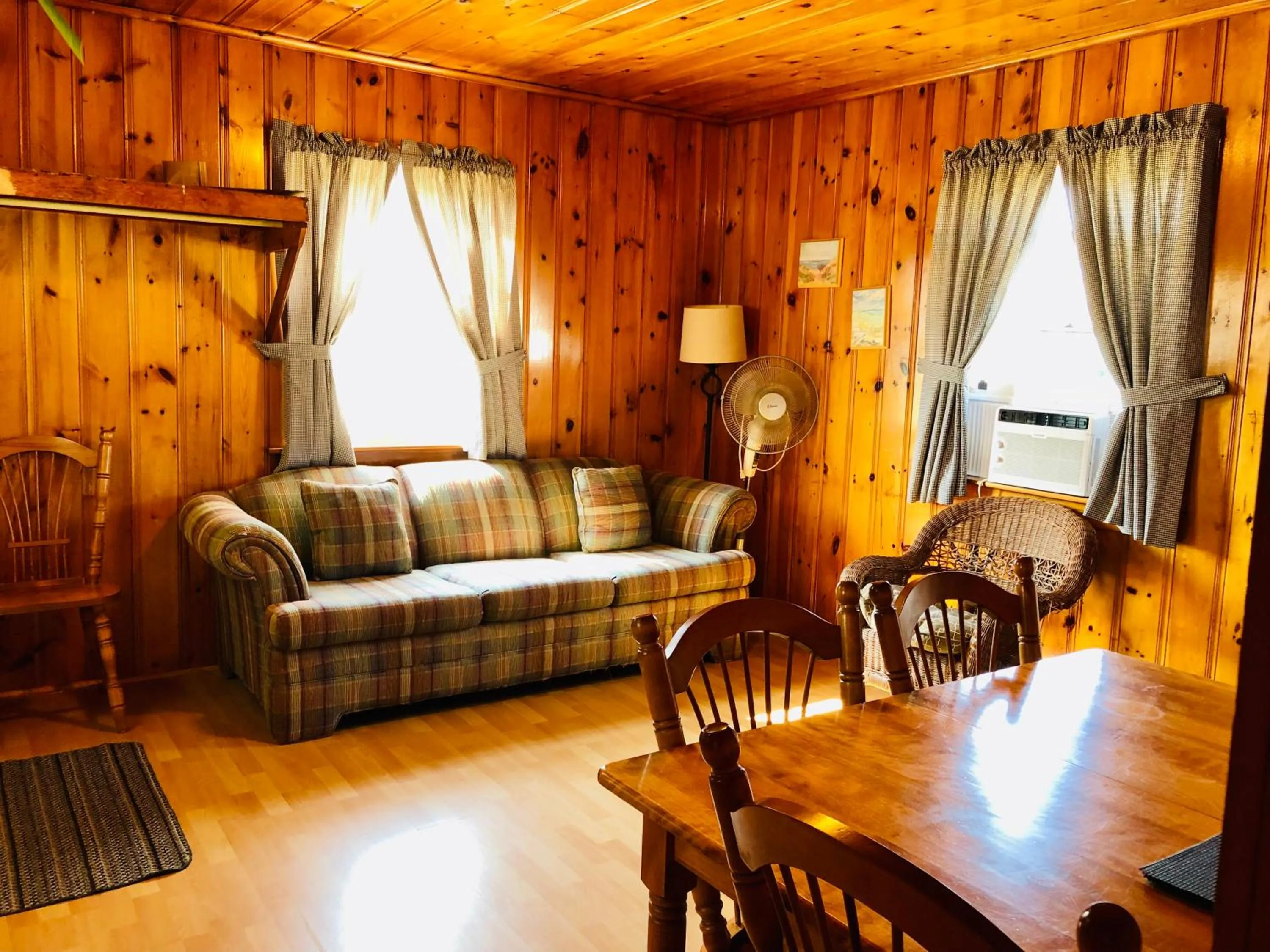 Living room in Green Gables Bungalow Court