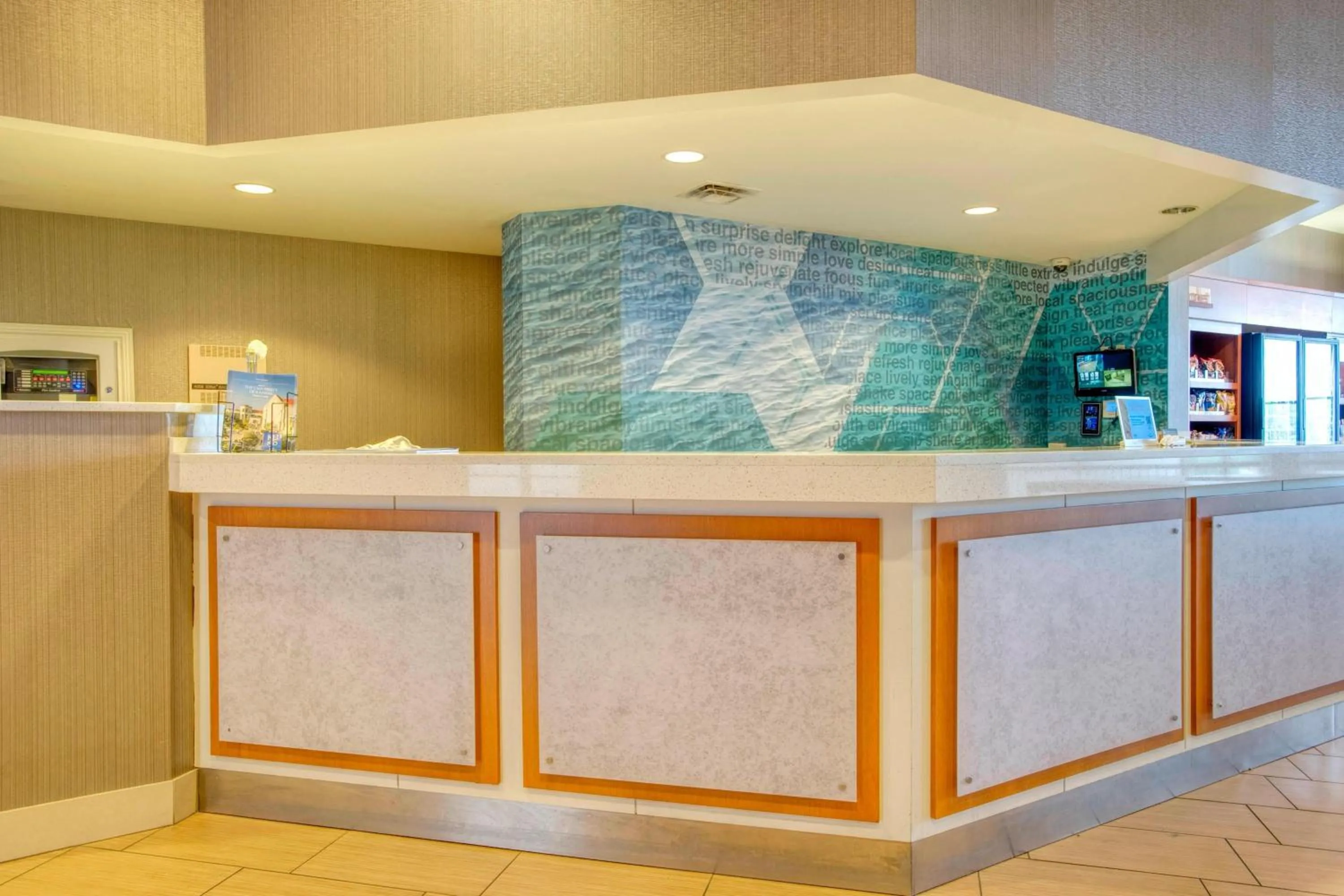 Lobby or reception in SpringHill Suites by Marriott Lawrence Downtown